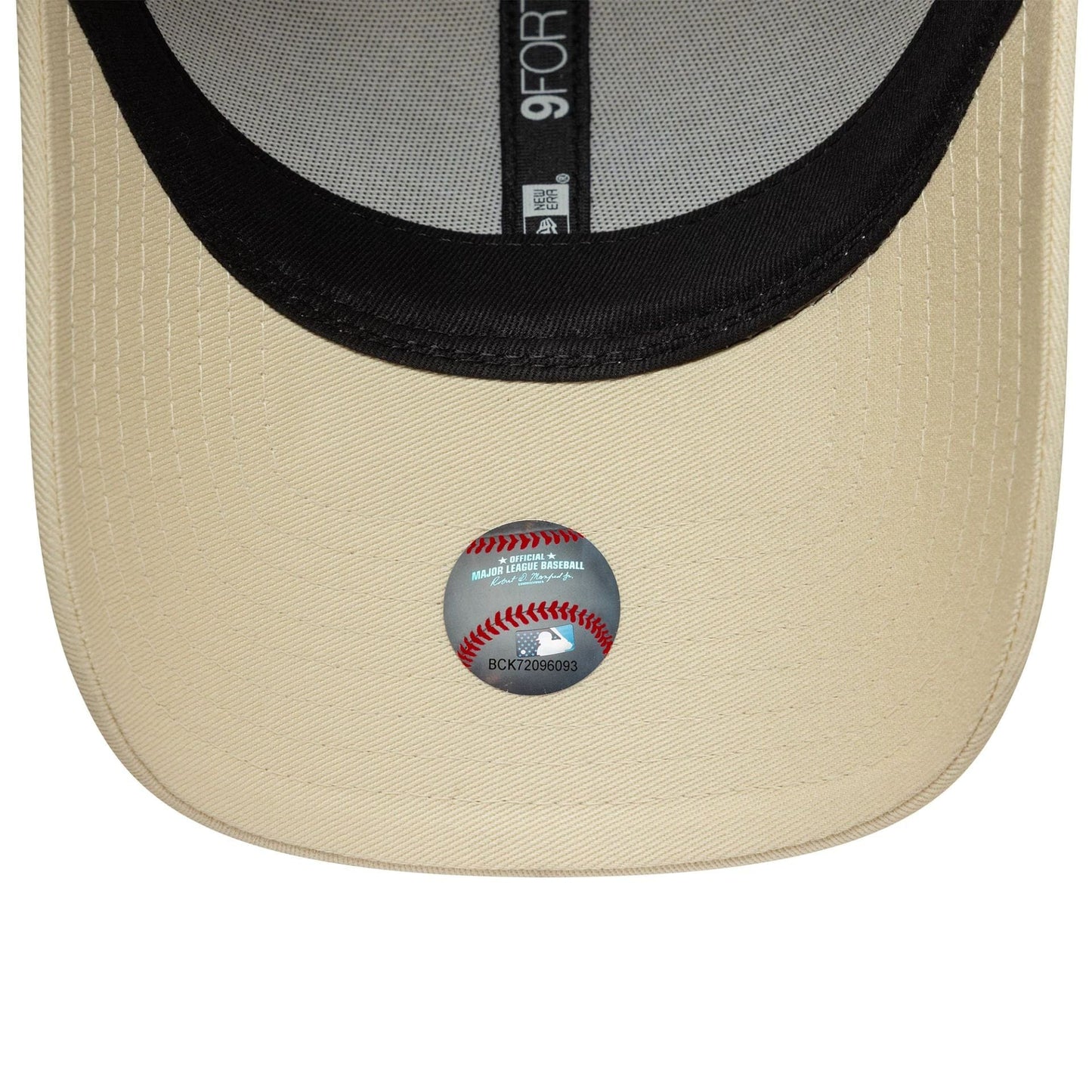 New York Yankees Womens MLB Sequin Wordmark Light Beige 9FORTY Cap