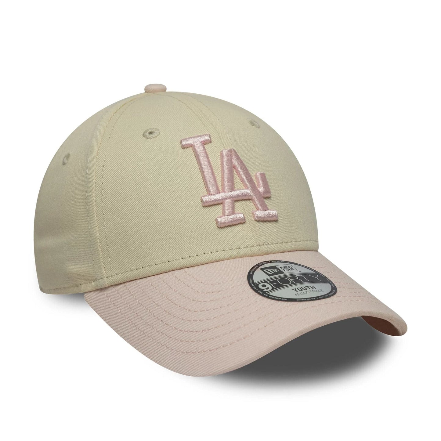LA Dodgers Youth MLB League Essential Light Beige 9FORTY Cap