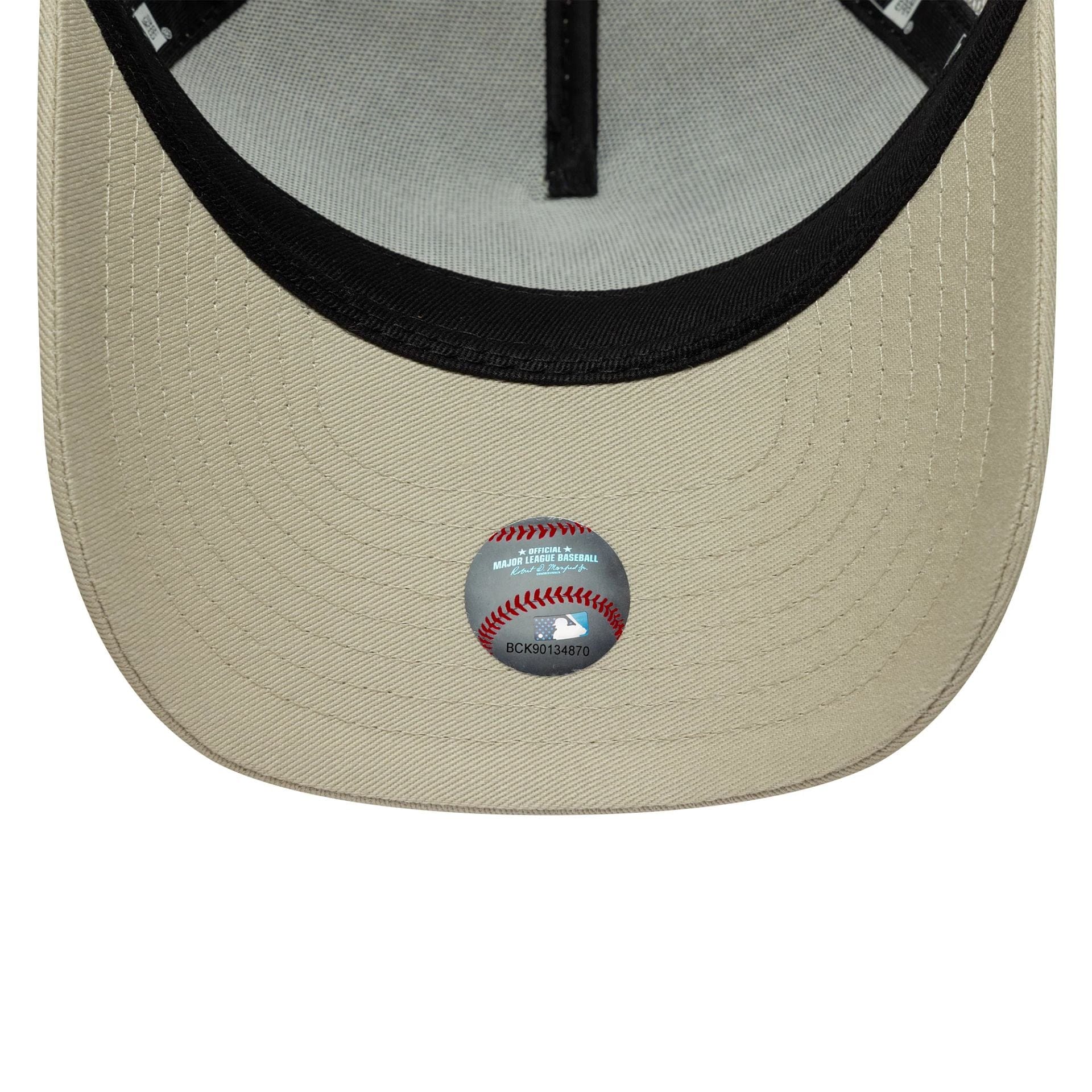 New York Yankees Youth MLB Light Beige 9FORTY A-Frame Trucker Cap