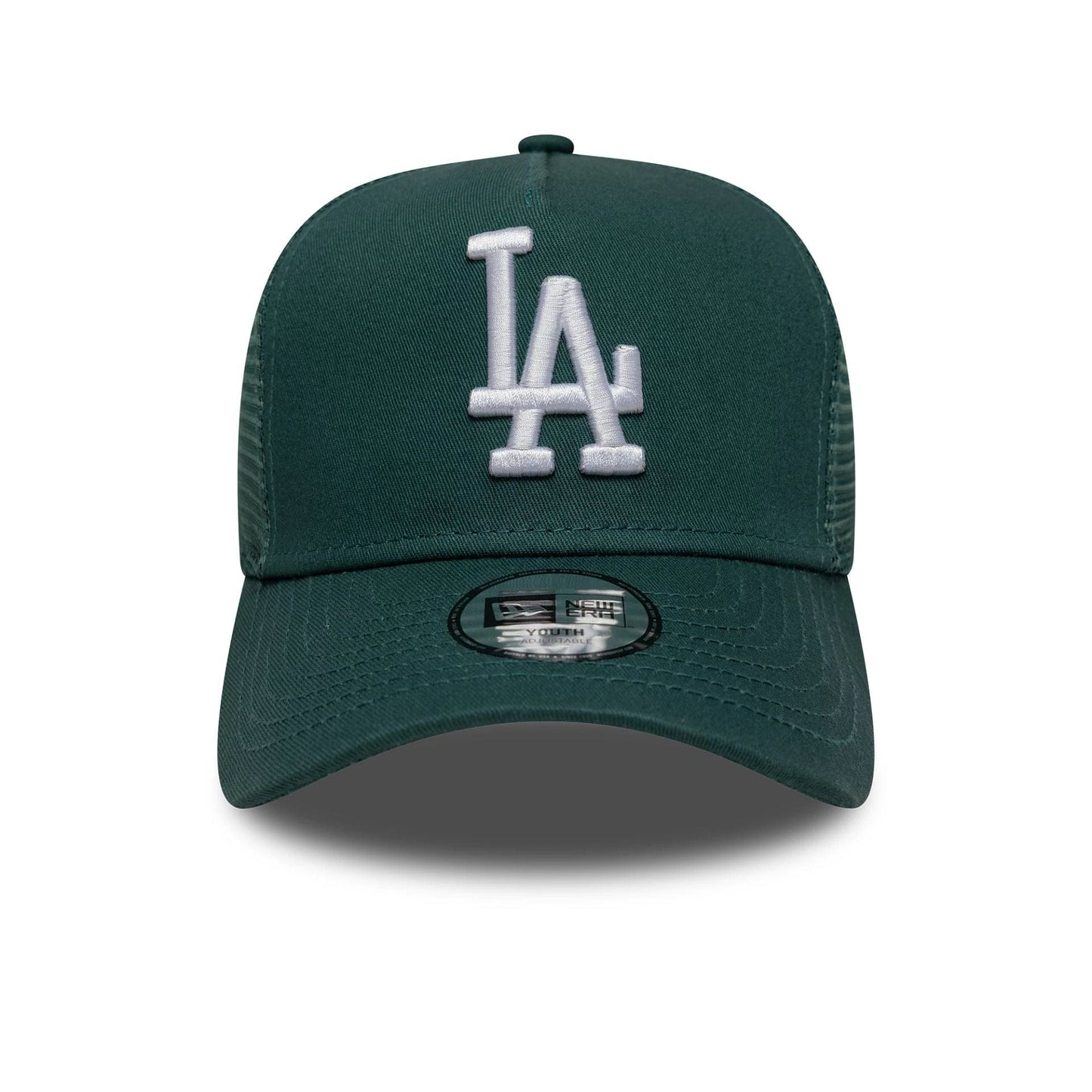 LA Dodgers Youth MLB Dark Green 9FORTY A-Frame Trucker Cap
