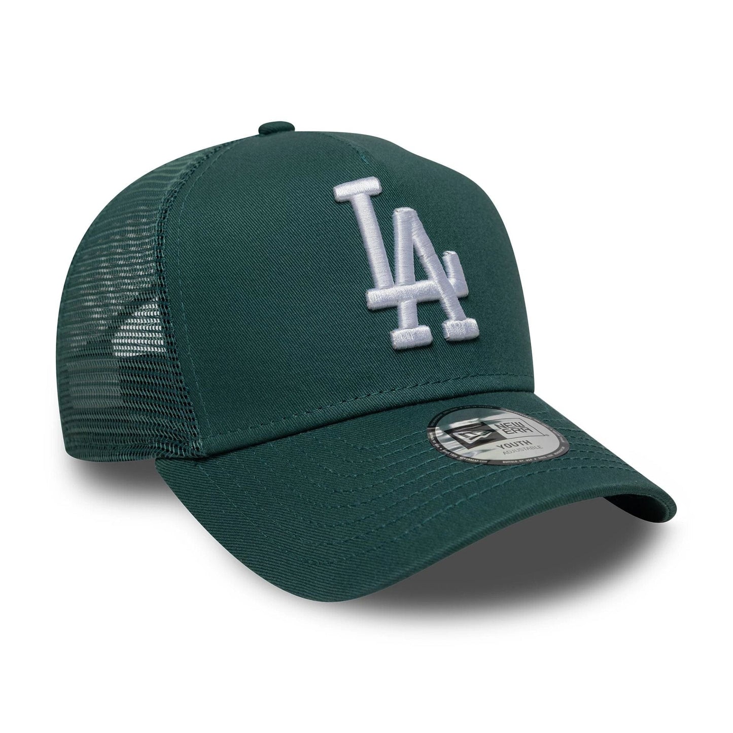 LA Dodgers Youth MLB Dark Green 9FORTY A-Frame Trucker Cap
