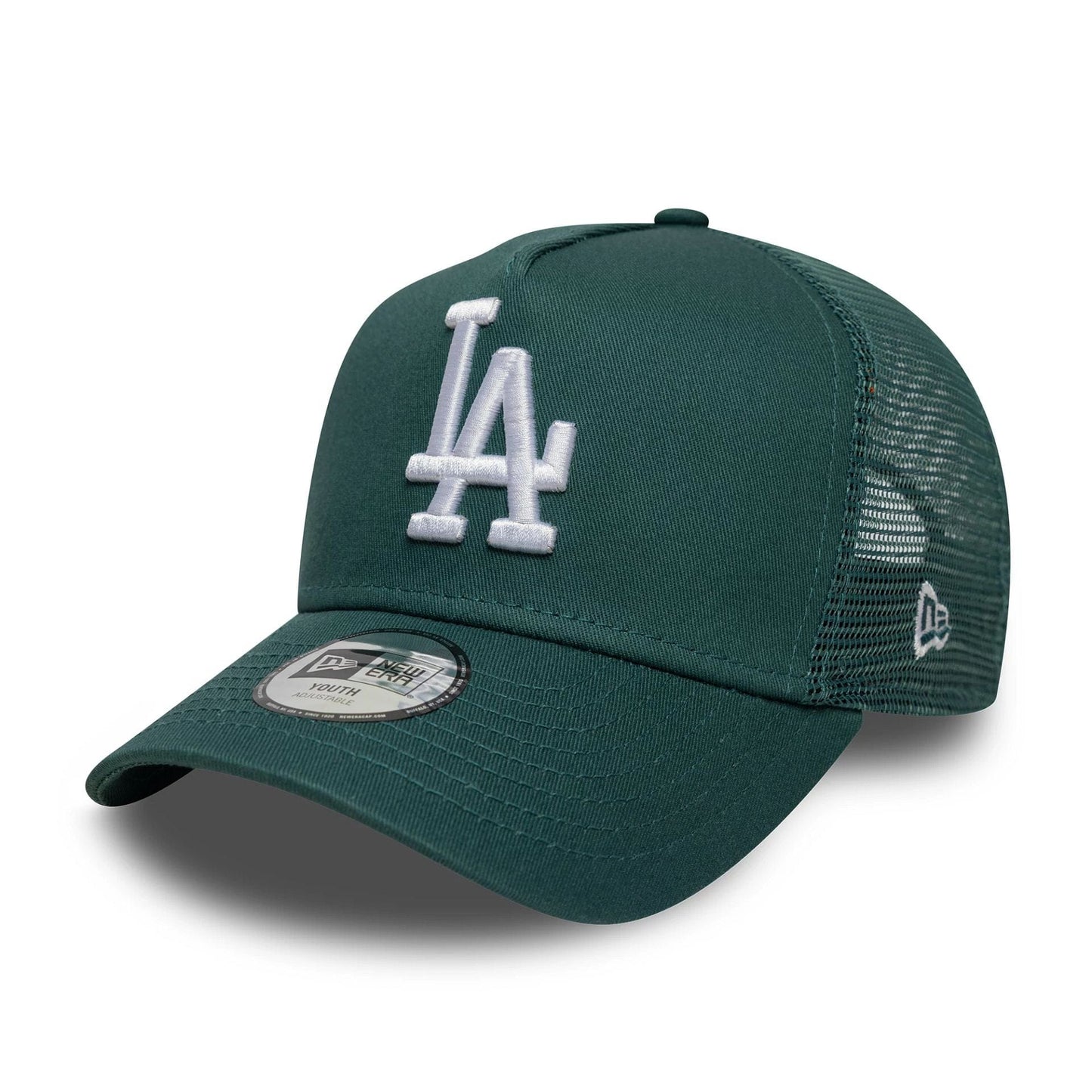 LA Dodgers Youth MLB Dark Green 9FORTY A-Frame Trucker Cap