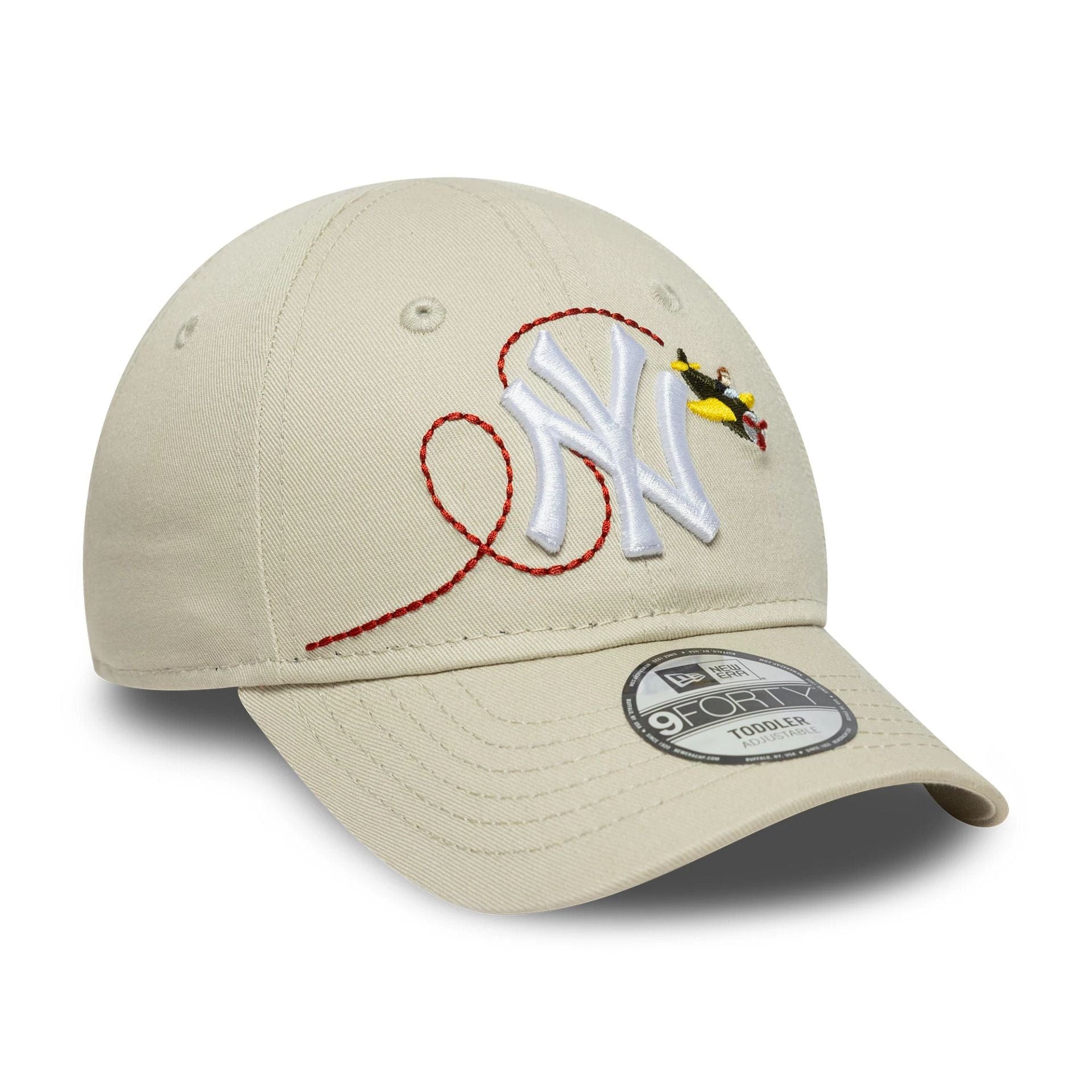 New York Yankees Toddler MLB Plane Icon Light Beige 9FORTY Cap