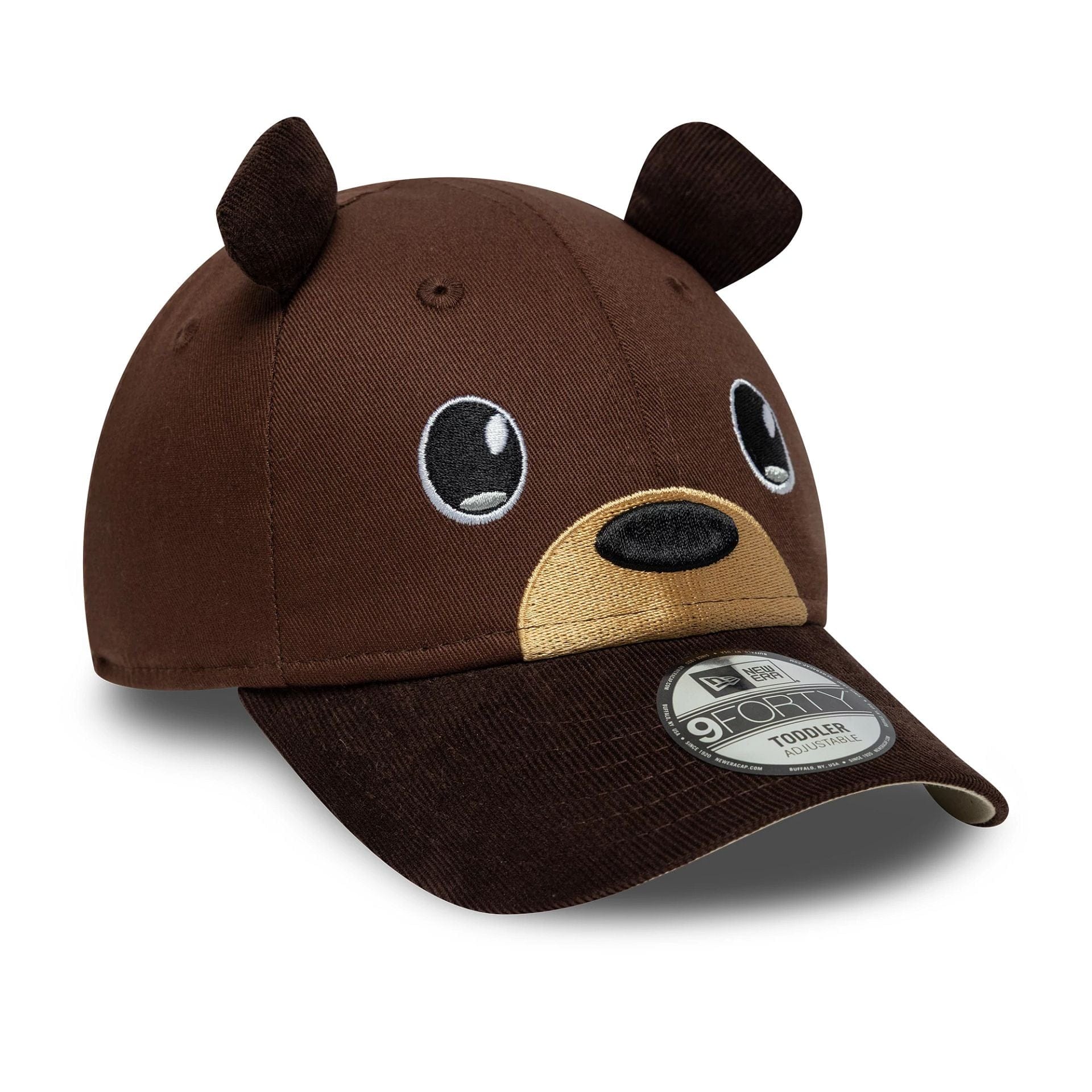 Toddler New Era Cord Ears Brown 9FORTY Cap