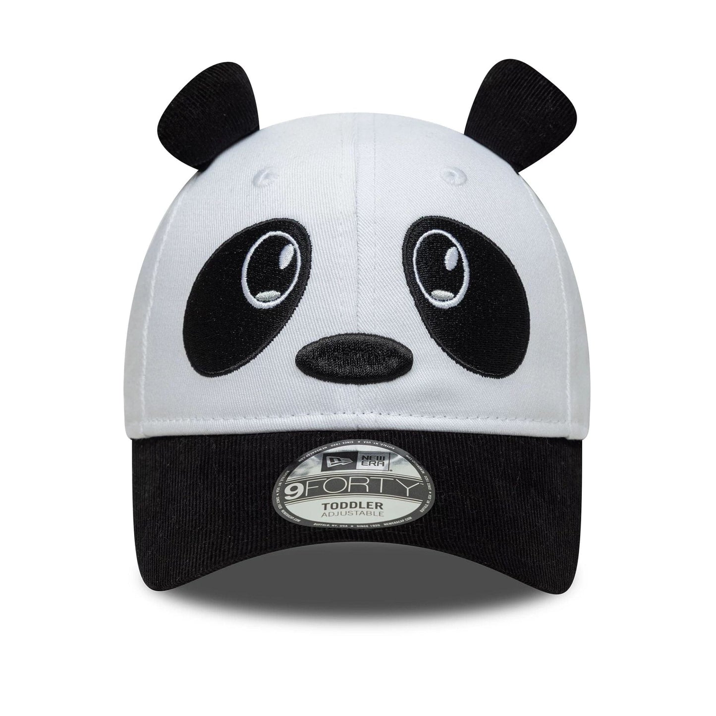Toddler New Era Cord Ears White 9FORTY Cap