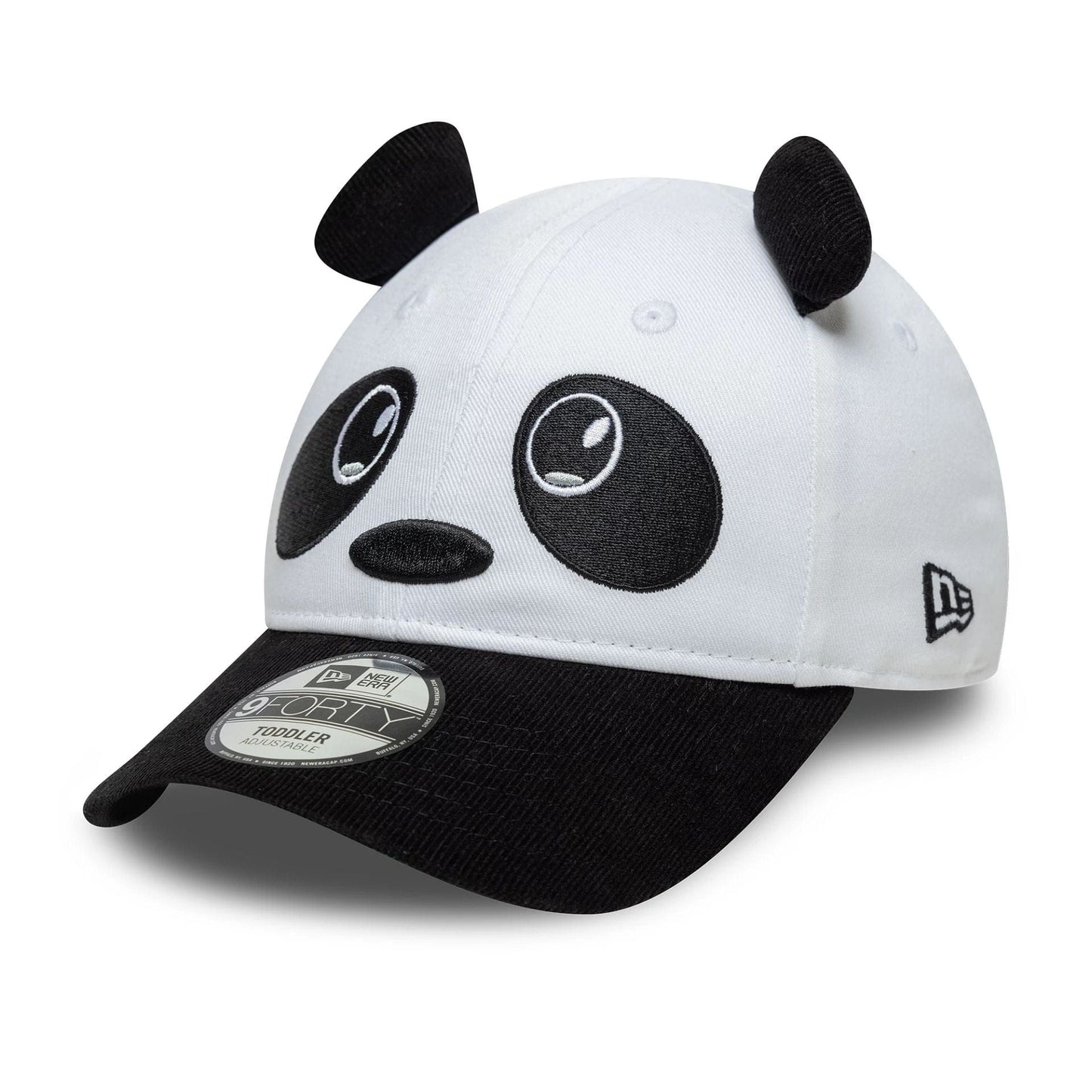 Toddler New Era Cord Ears White 9FORTY Cap