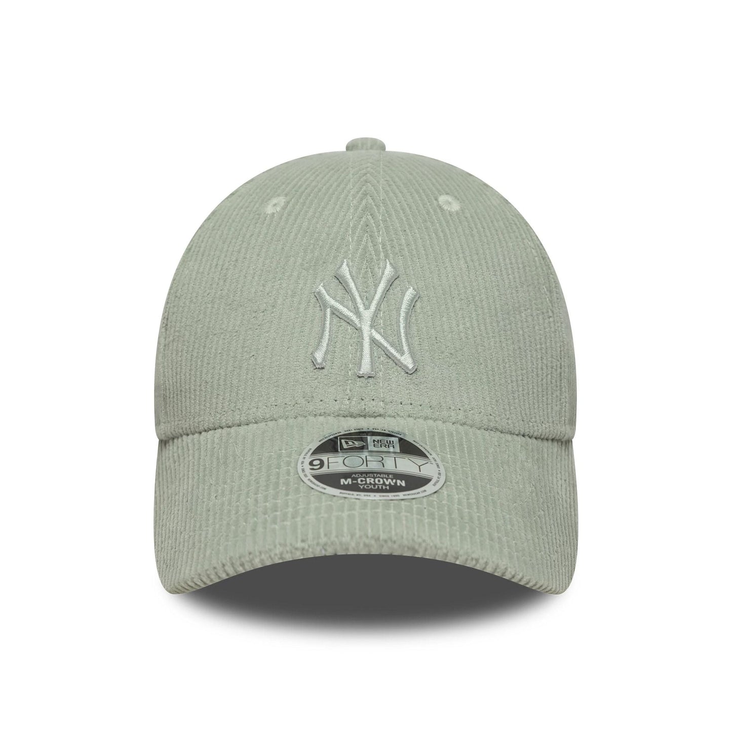New York Yankees Youth MLB Cord Pastel Green 9FORTY M-Crown Cap