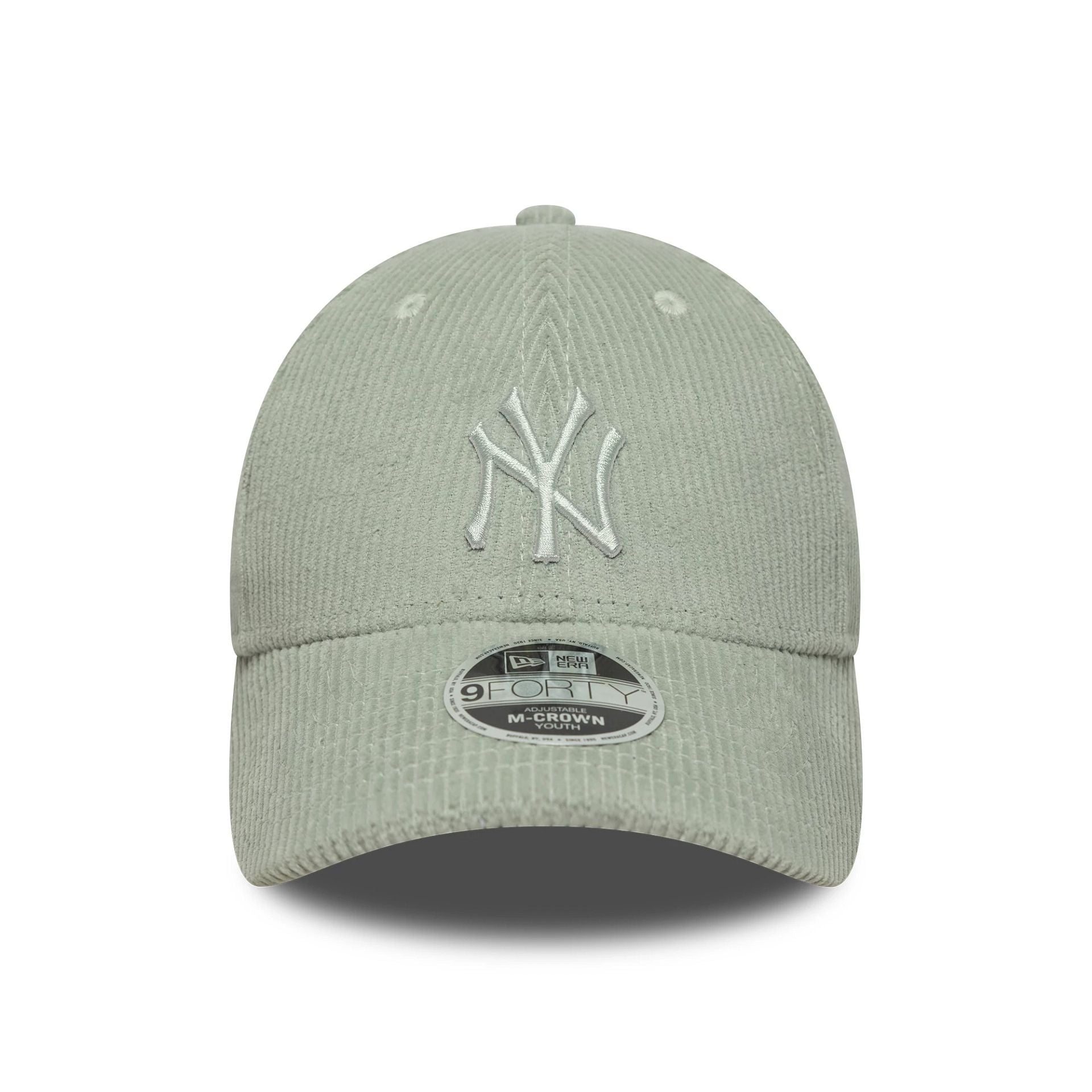 New York Yankees Youth MLB Cord Pastel Green 9FORTY M-Crown Cap