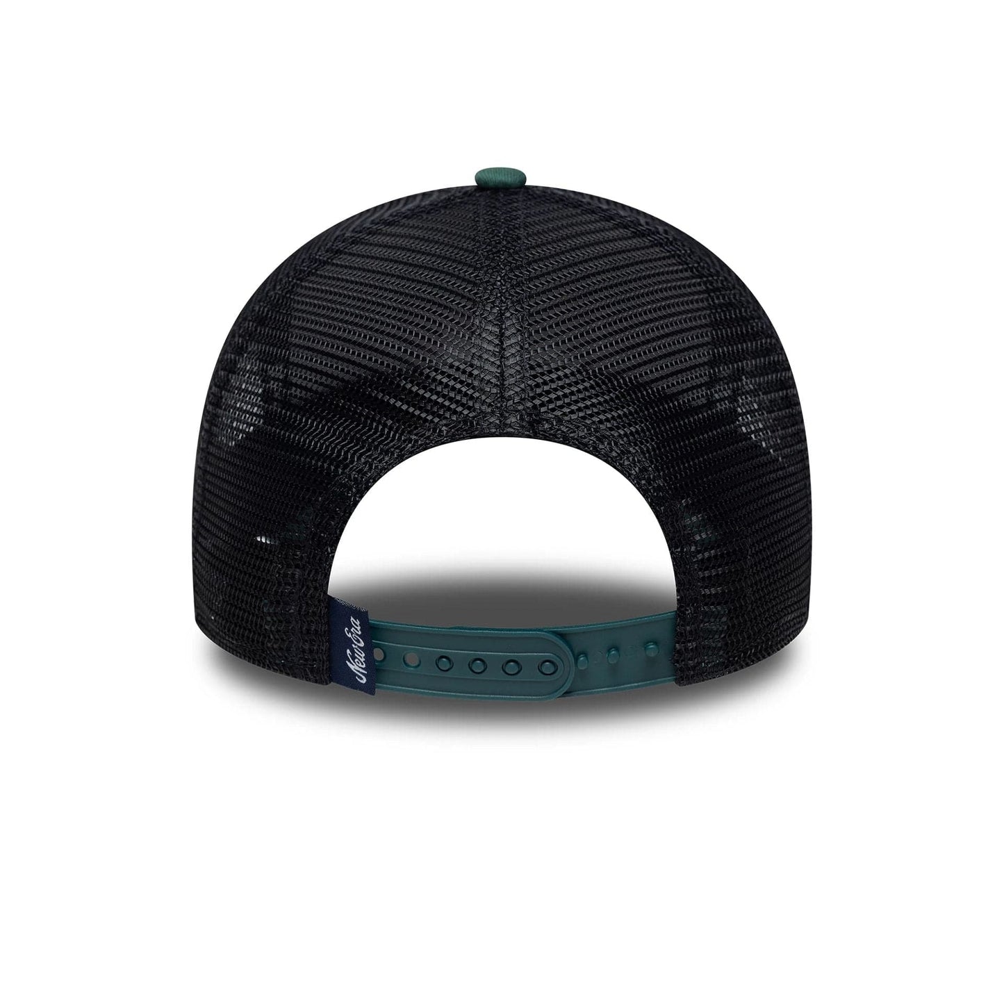 New Era Patch Dark Green 9FORTY A-Frame Trucker Cap