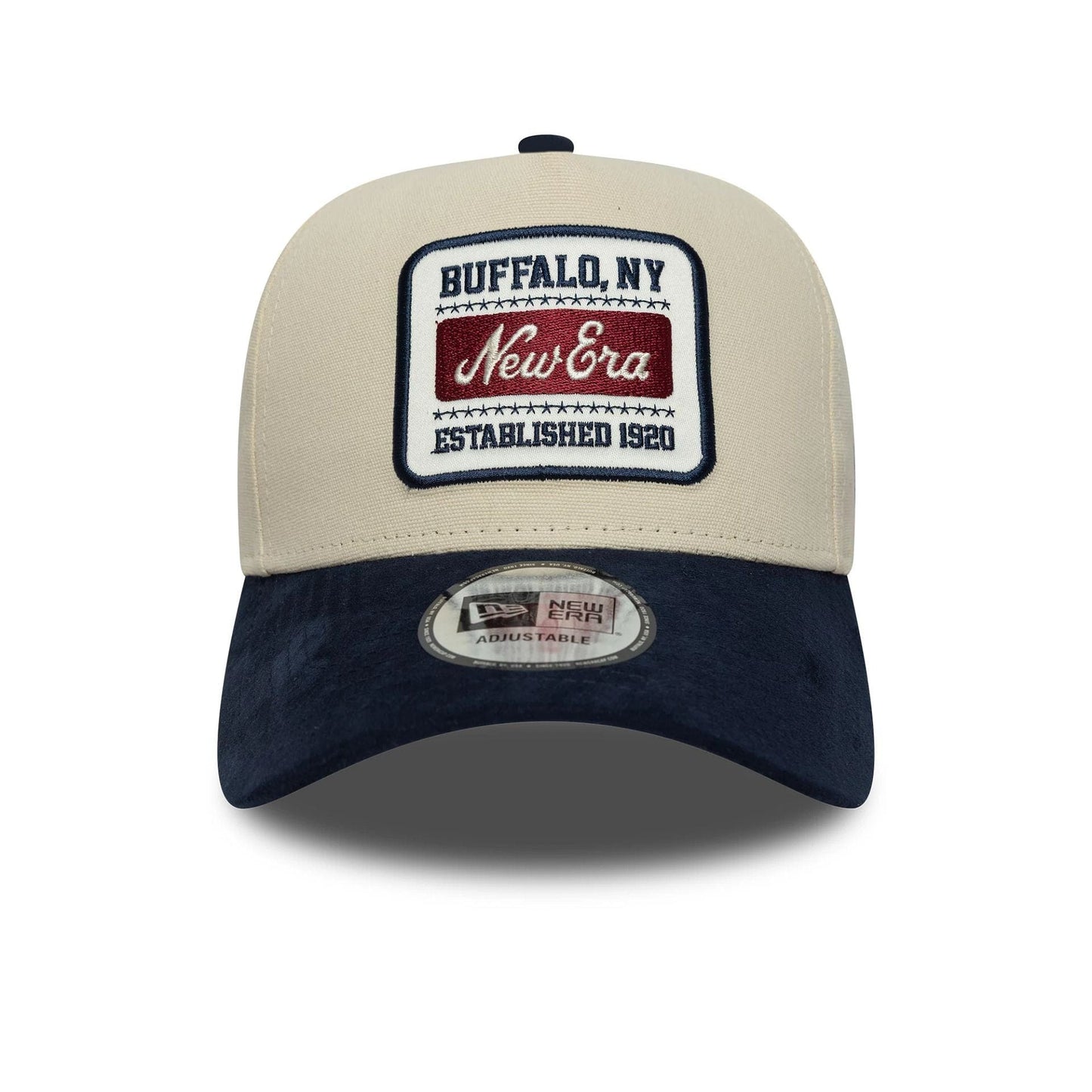 New Era Patch Suede Cream 9FORTY E-Frame Cap