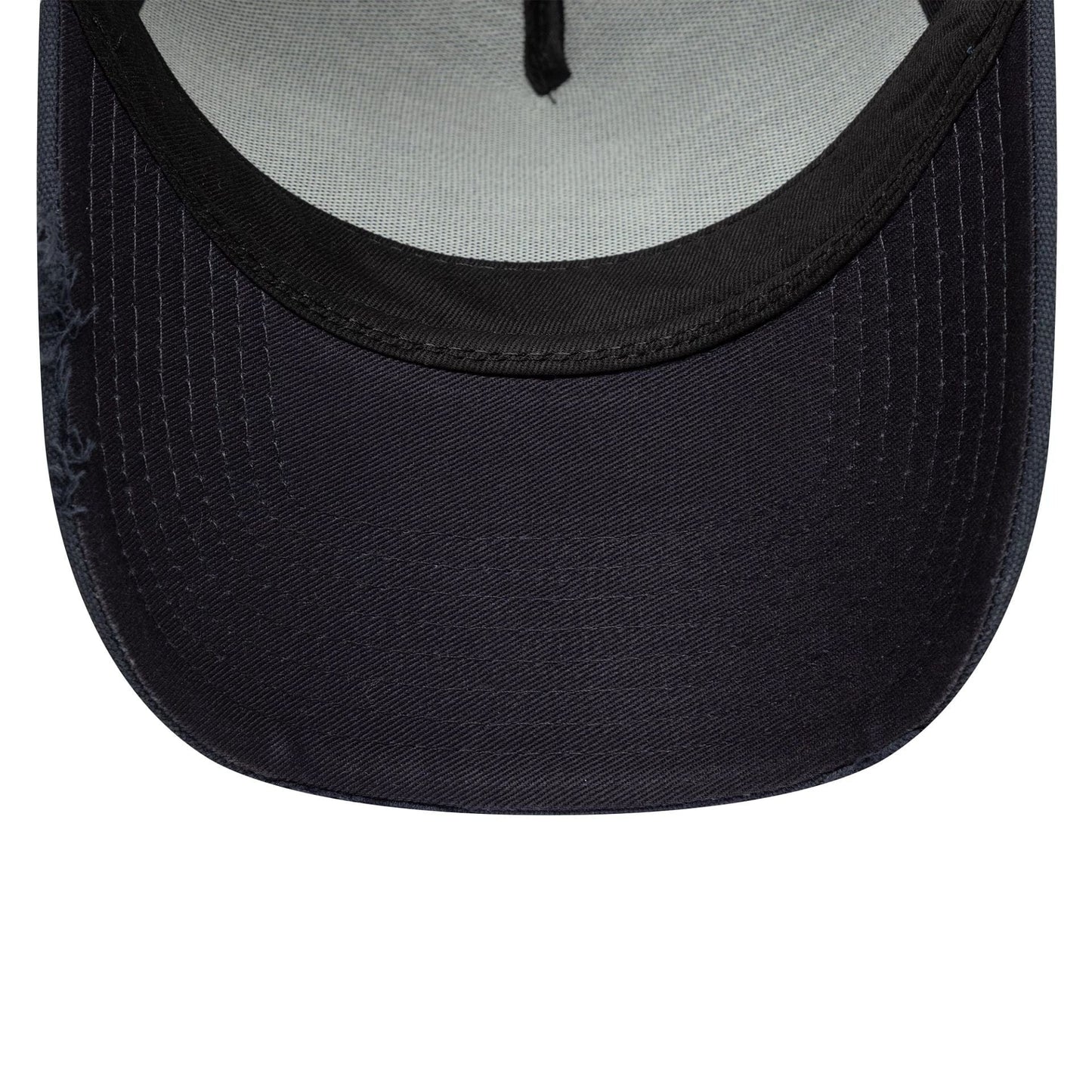 New Era Canvas Distressed Navy 9FORTY A-Frame Trucker Cap