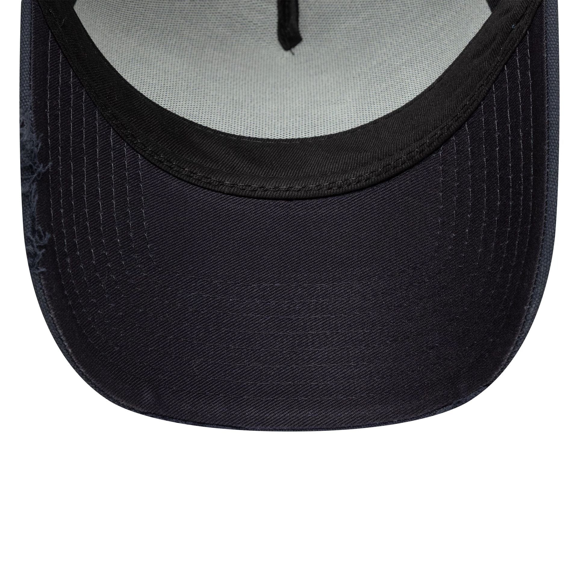New Era Canvas Distressed Navy 9FORTY A-Frame Trucker Cap
