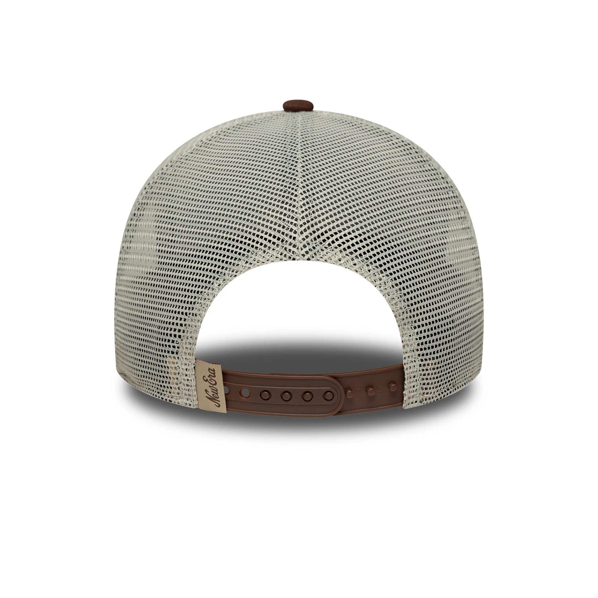 New Era Patch Brown 9FORTY A-Frame Trucker Cap