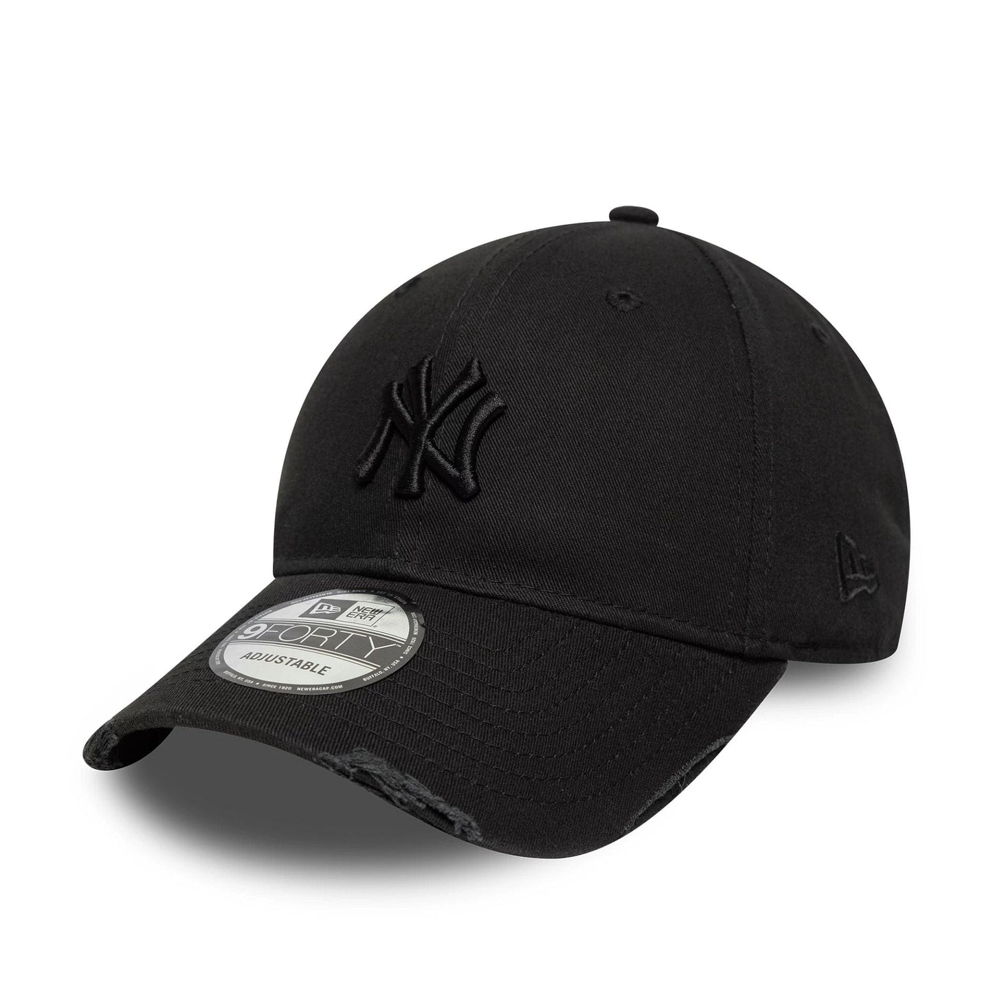 New York Yankees MLB Washed Distressed Black 9FORTY Cap