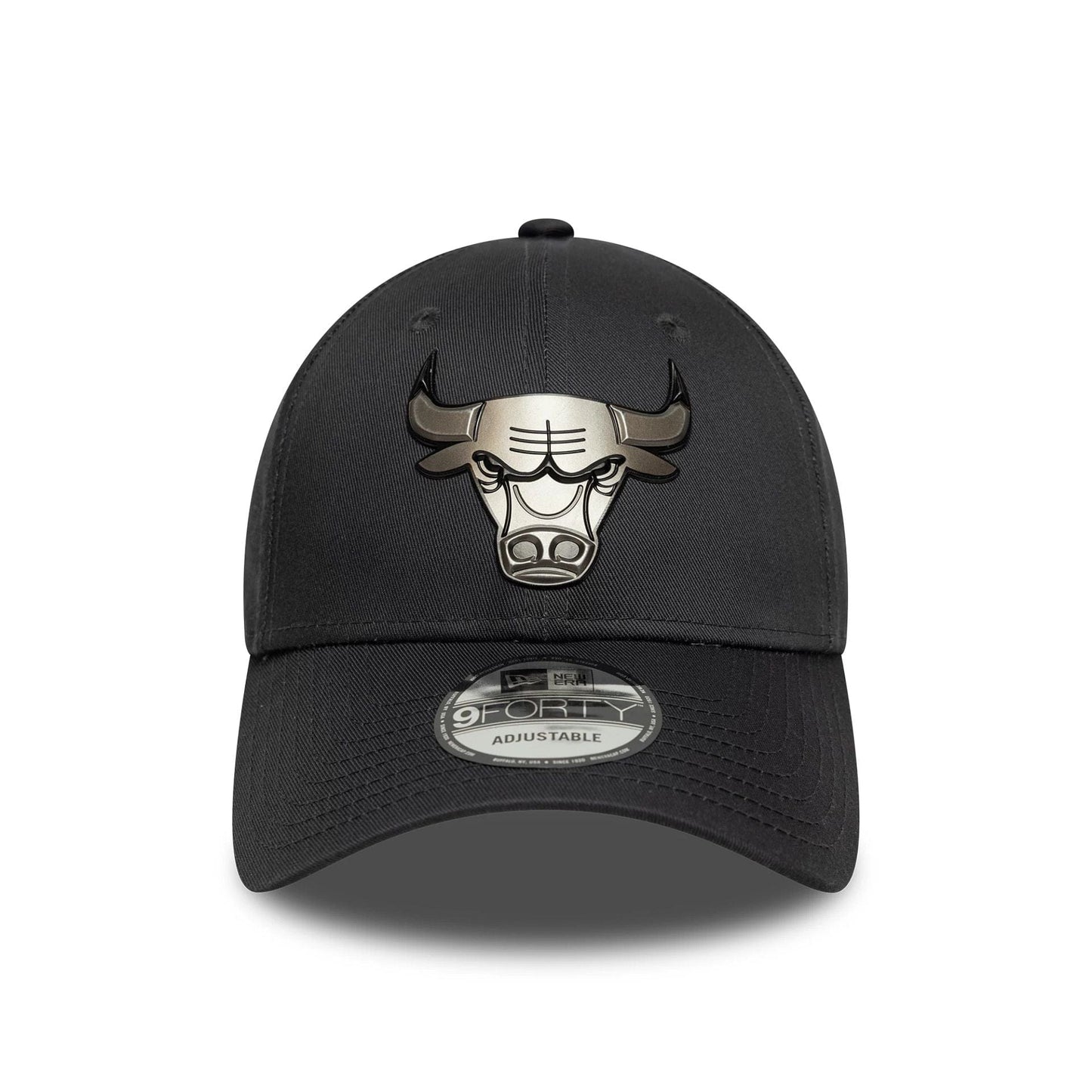 Chicago Bulls NBA Metallic Charcoal 9FORTY Cap