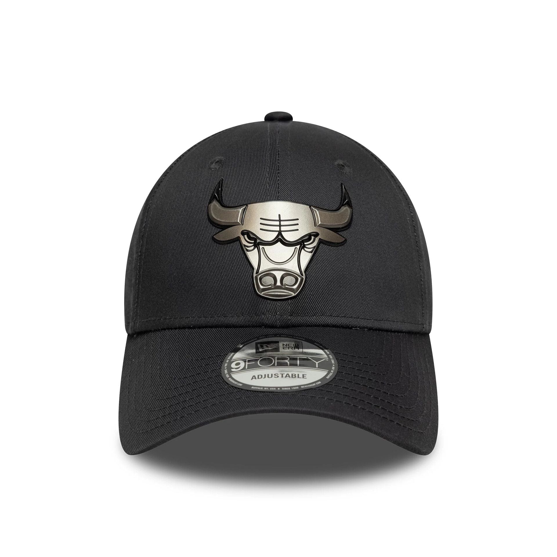 Chicago Bulls NBA Metallic Charcoal 9FORTY Cap