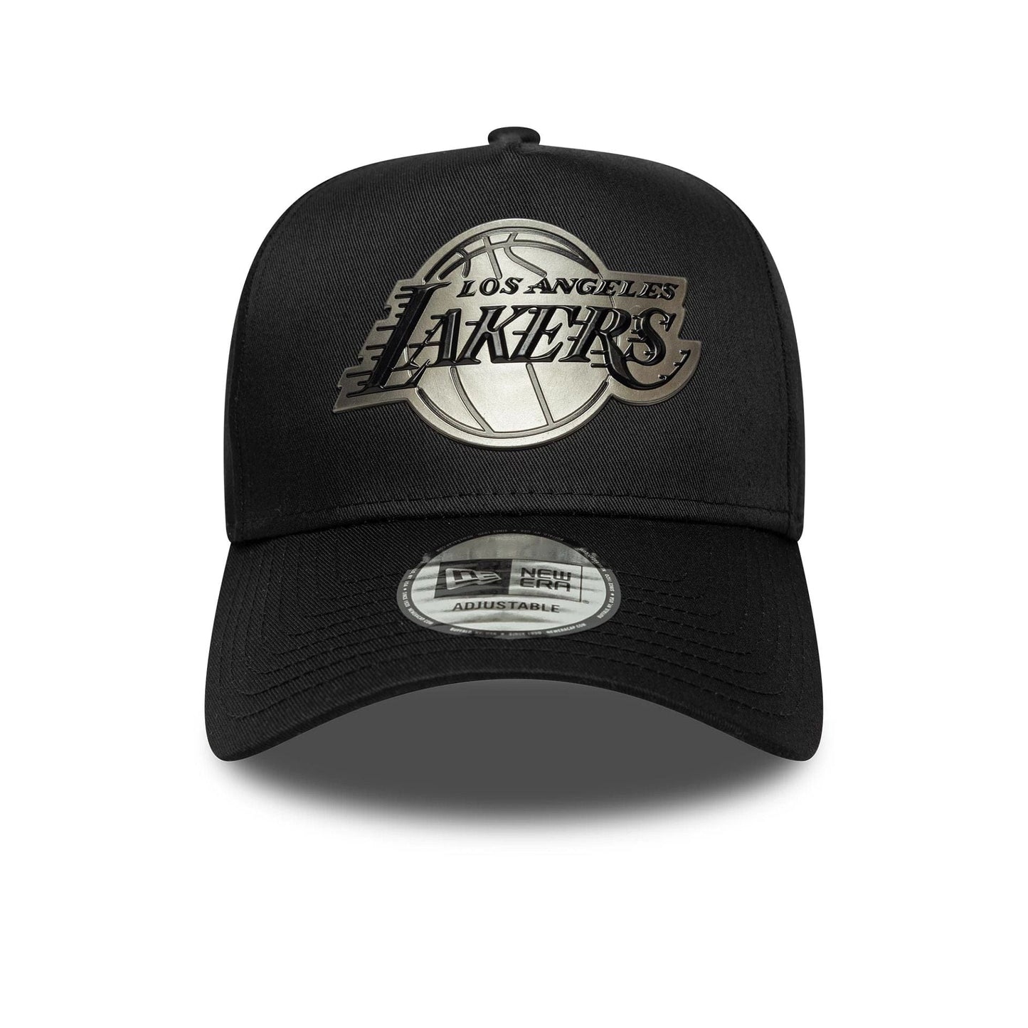 LA Lakers NBA Metallic Black 9FORTY E-Frame Cap