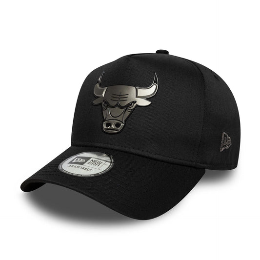Chicago Bulls NBA Metallic Black 9FORTY E-Frame Cap