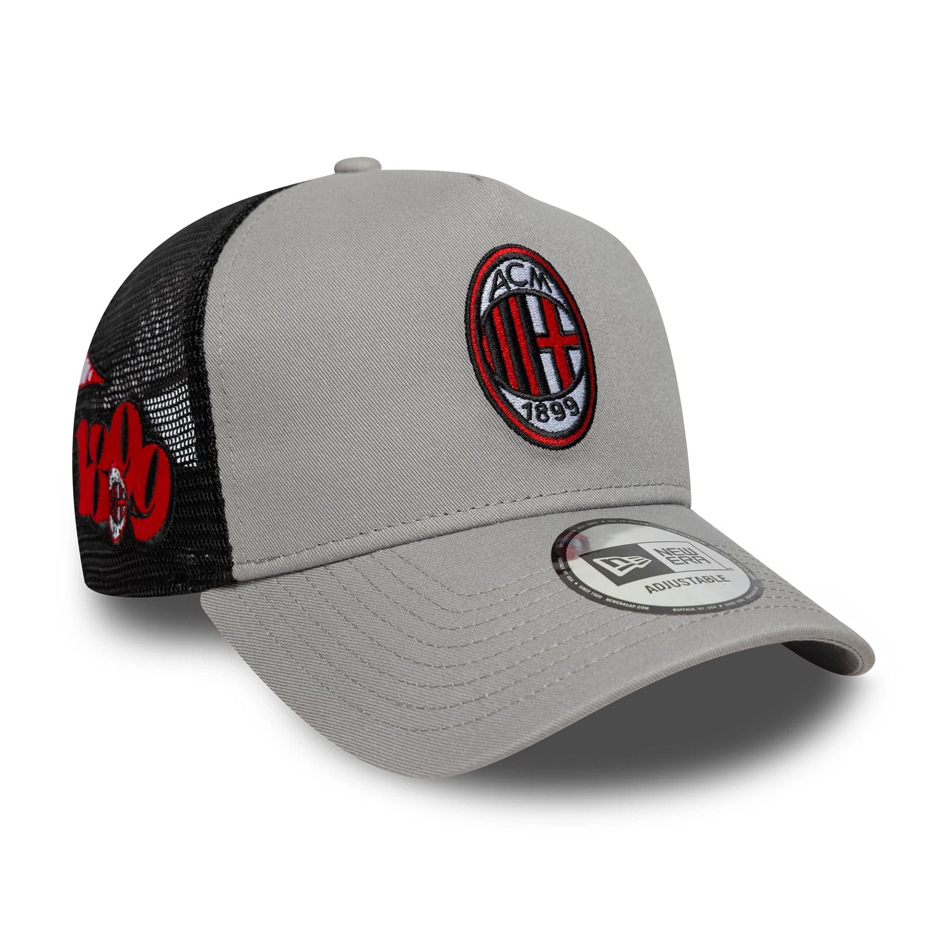 AC Milan Patch Grey 9FORTY A-Frame Trucker Cap