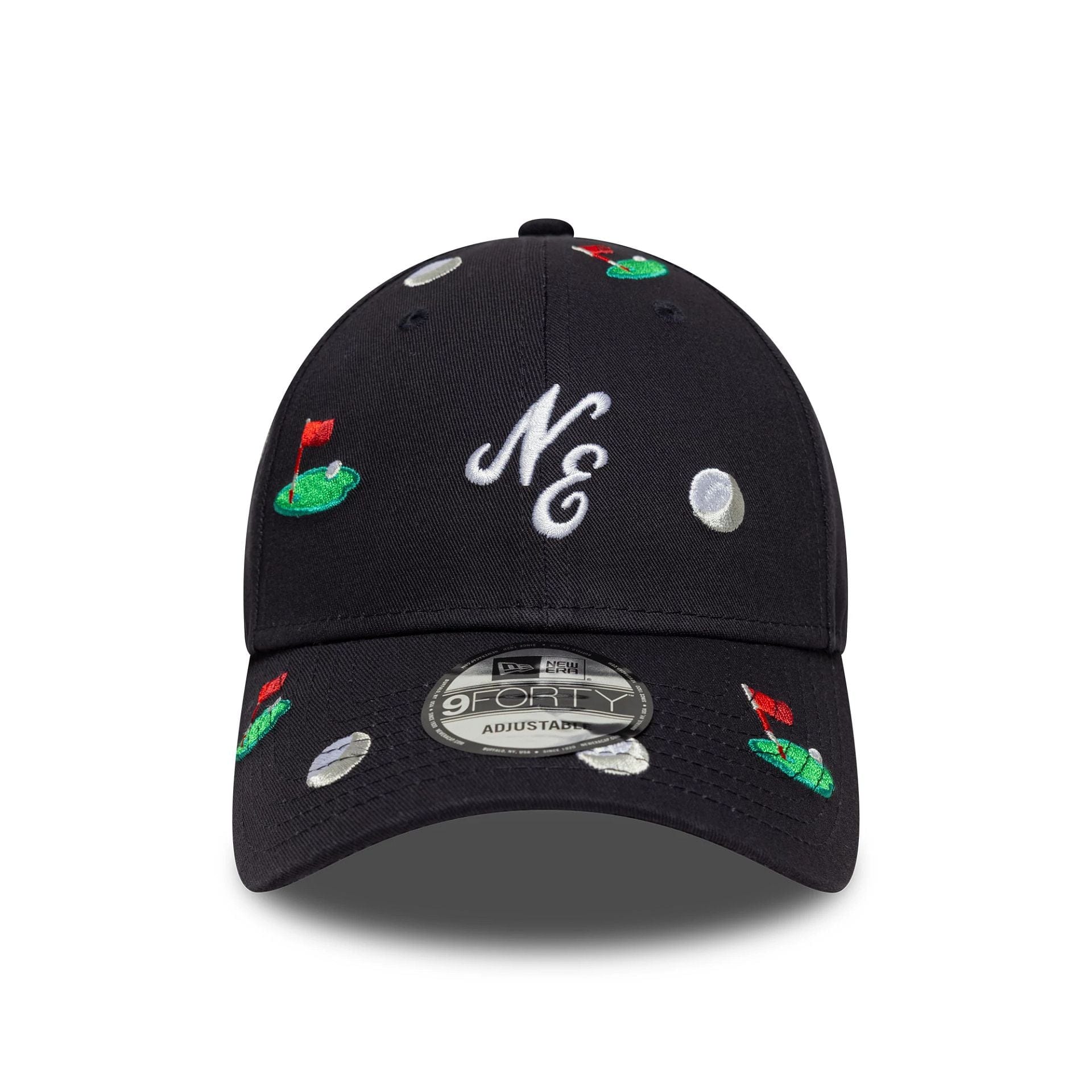 New Era All Over Print Navy 9FORTY M-Crown Adjustable Cap