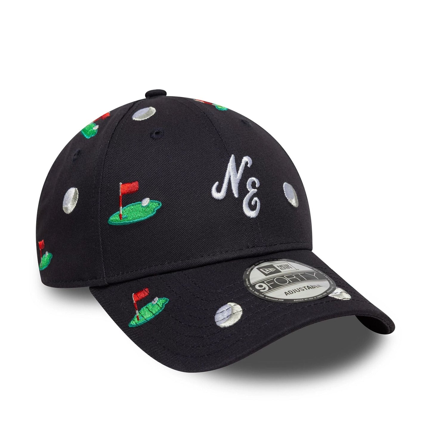 New Era All Over Print Navy 9FORTY M-Crown Adjustable Cap