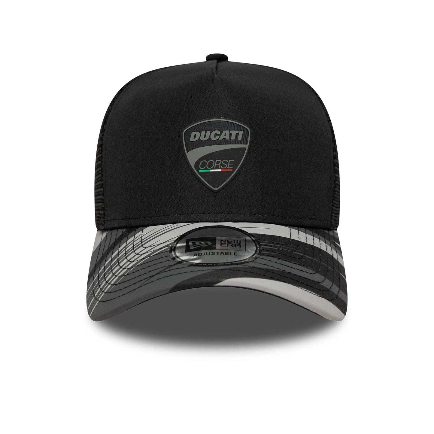 Ducati Motor Logo Print Black 9FORTY A-Frame Trucker Cap