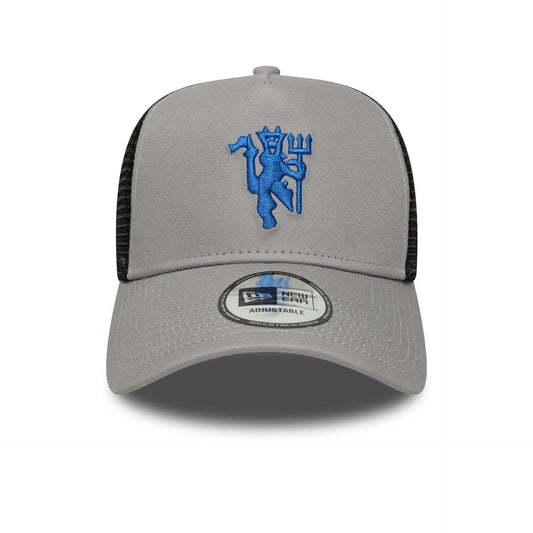 Manchester United FC Grey 9FORTY A-Frame Trucker Cap