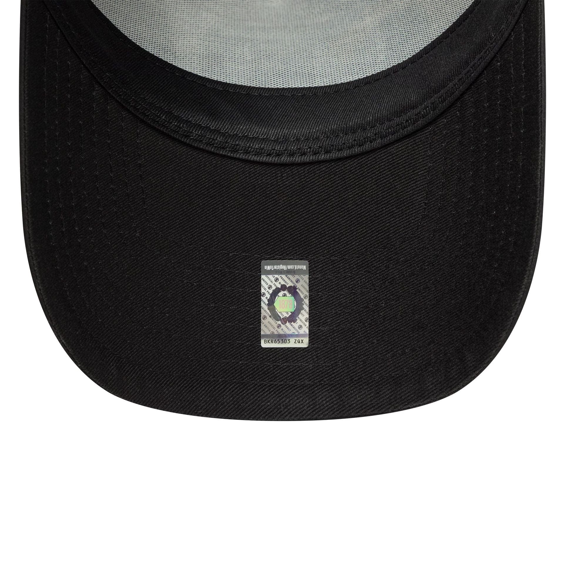 Manchester United FC Reflective Black 9FORTY A-Frame Trucker Cap