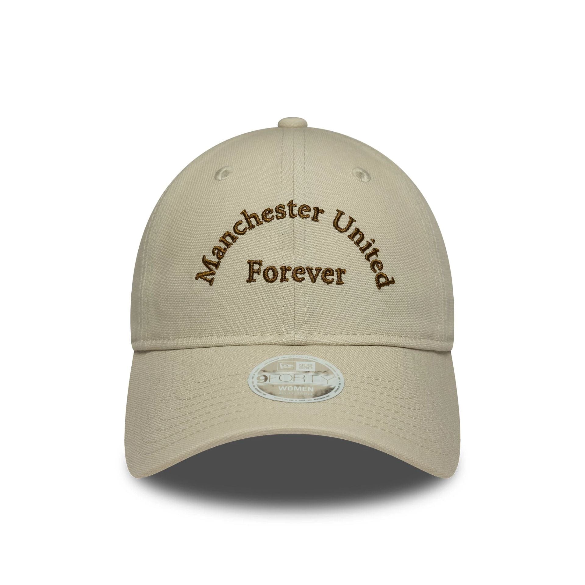 Manchester United FC Womens Wordmark Cream 9FORTY Cap
