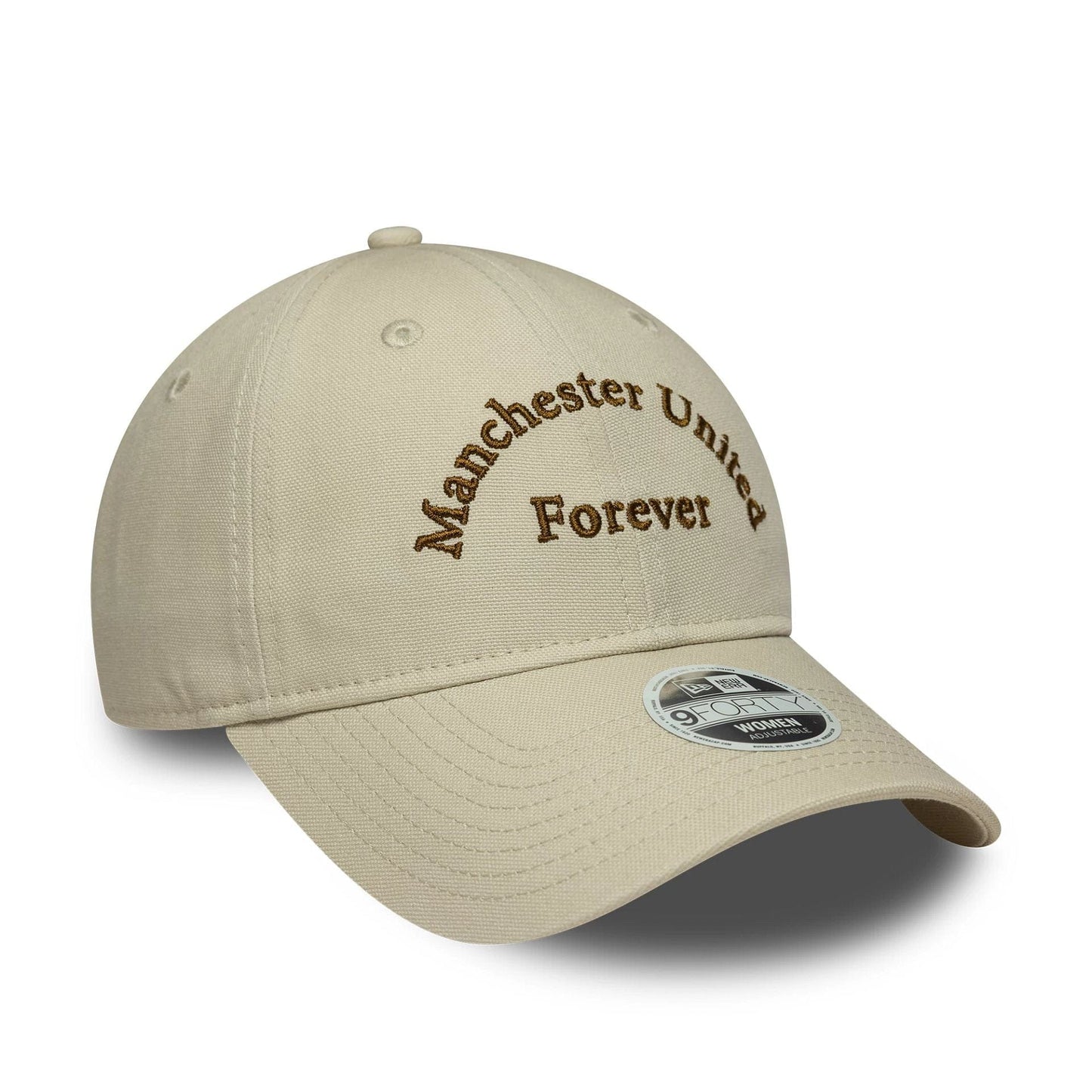 Manchester United FC Womens Wordmark Cream 9FORTY Cap