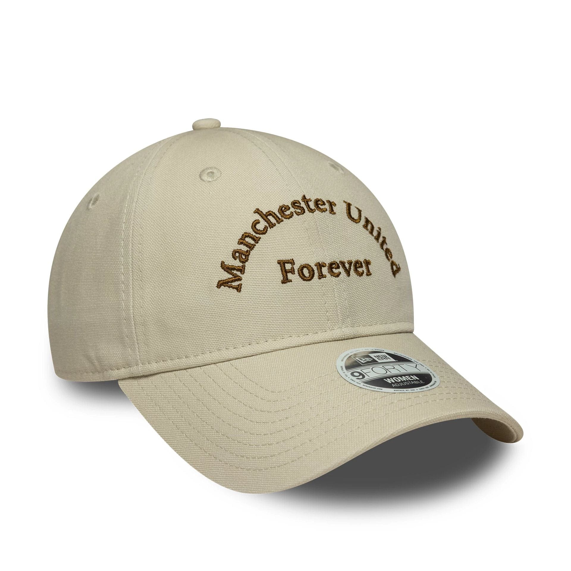 Manchester United FC Womens Wordmark Cream 9FORTY Cap