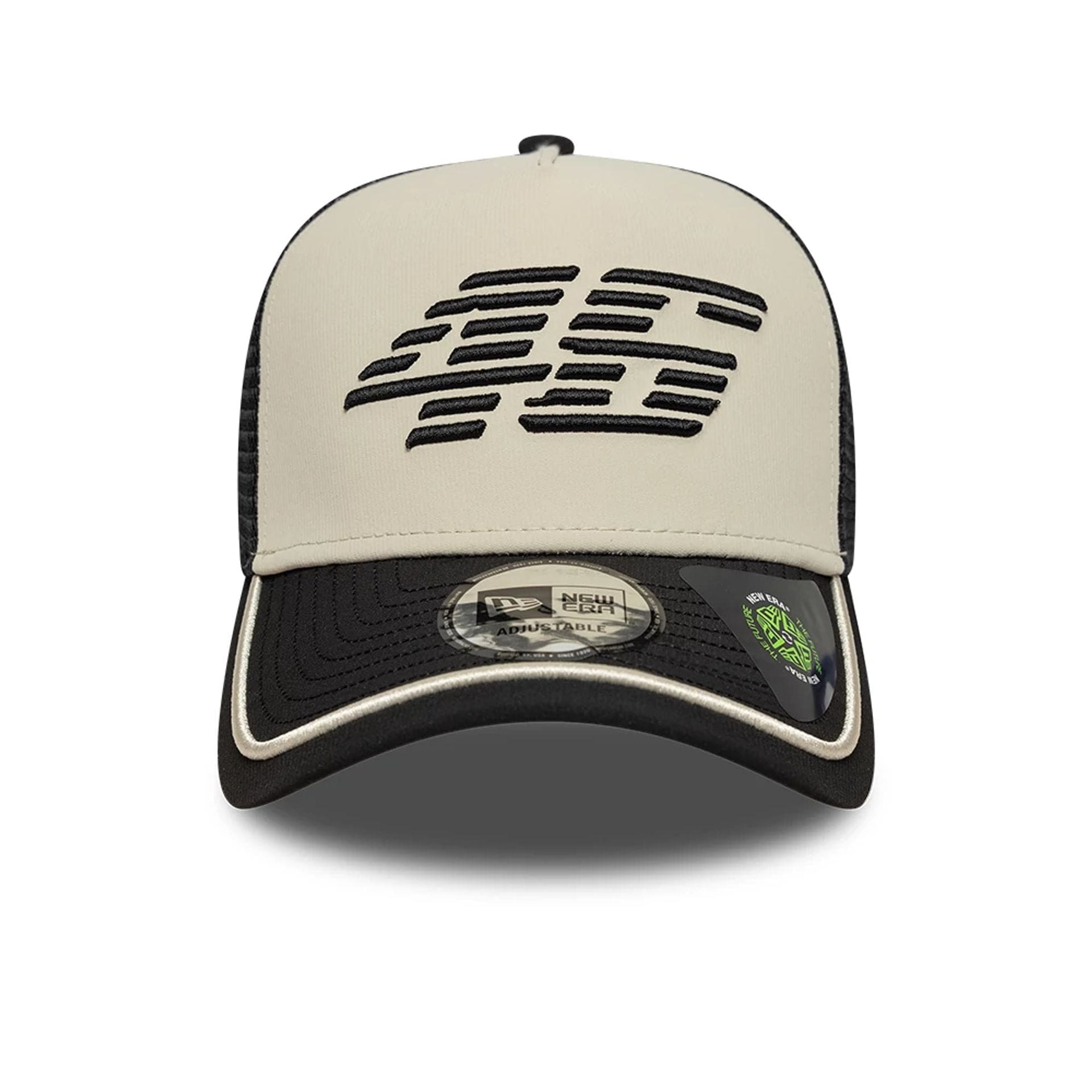 VR46 Recycled Stripe Black 9FORTY E-Frame Trucker Cap