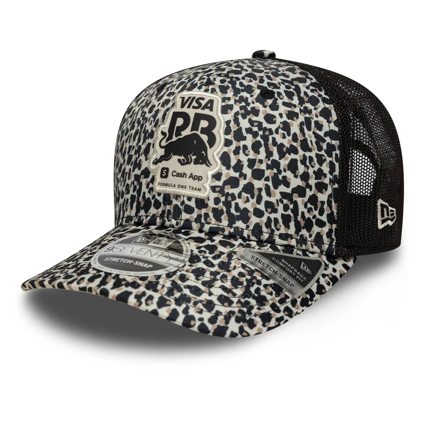 Visa Cash App Racing Bulls Leopard 9SEVENTY Stretch Snap Cap