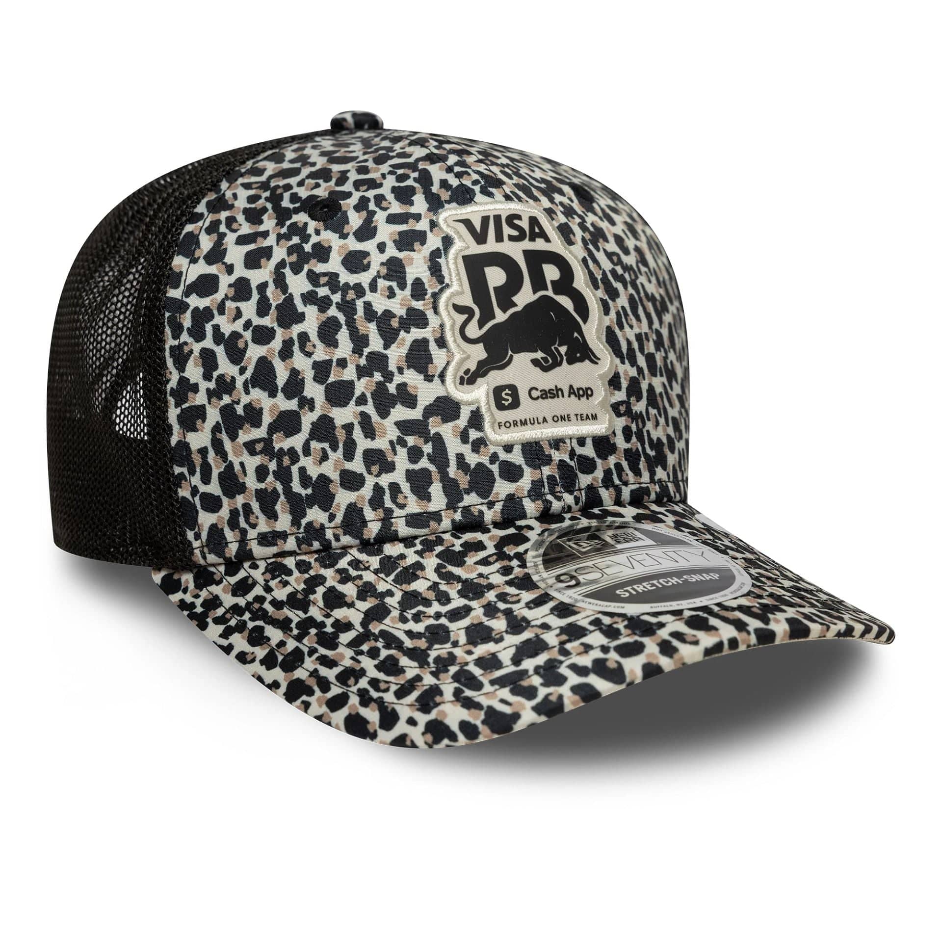 Visa Cash App Racing Bulls Leopard 9SEVENTY Stretch Snap Cap
