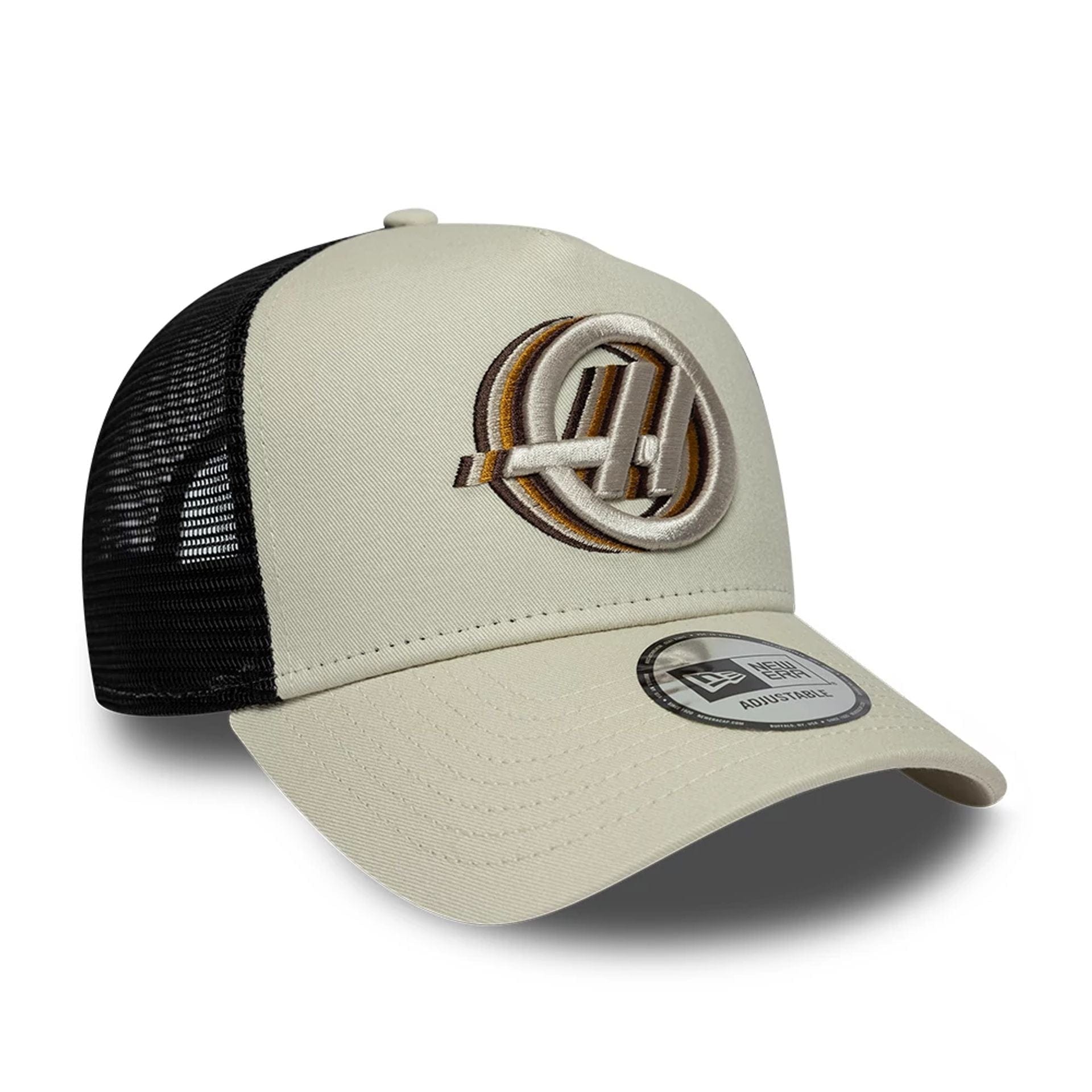 TGR Haas F1 Cream 9FORTY A-Frame Trucker Cap