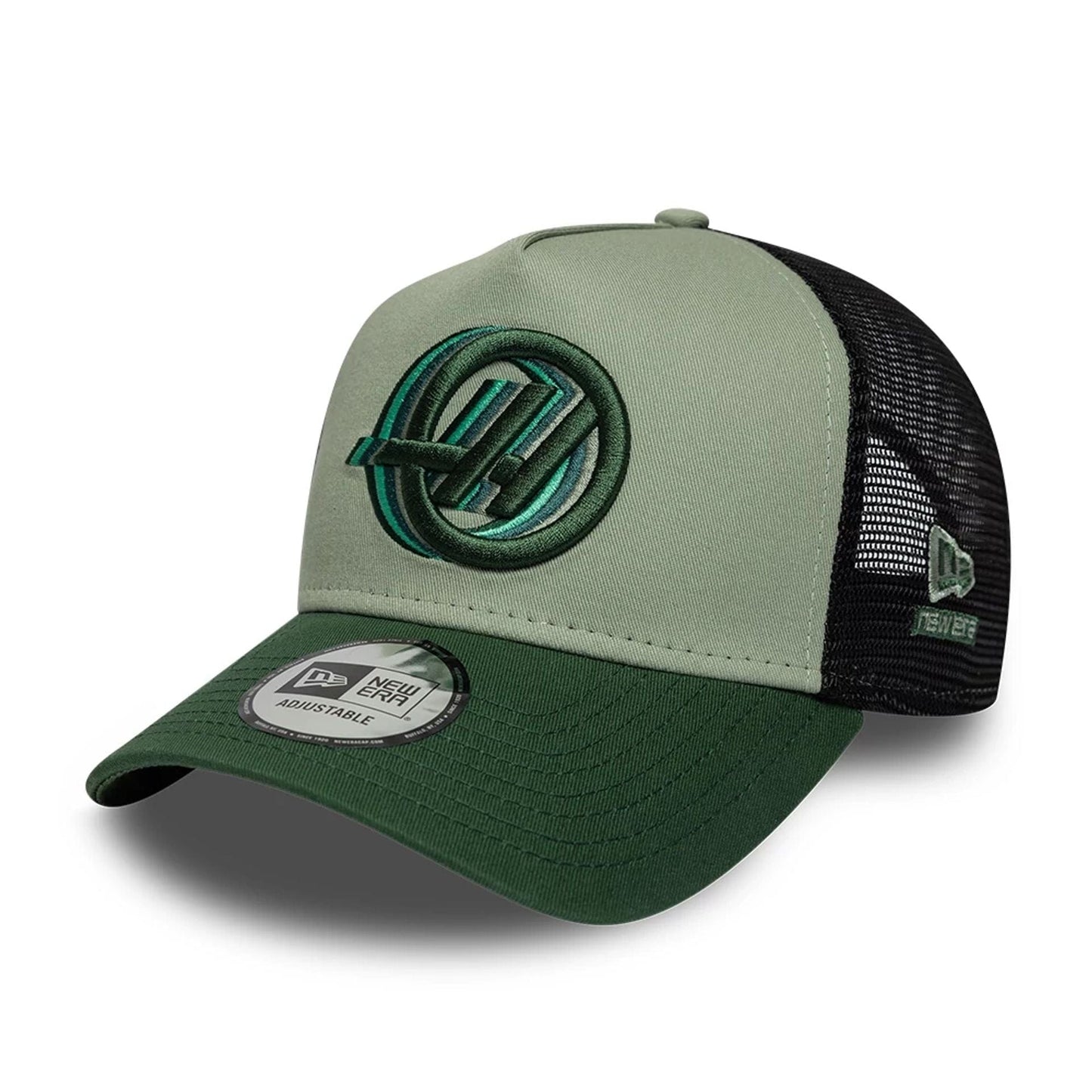 TGR Haas F1 Dark Green 9FORTY A-Frame Trucker Cap