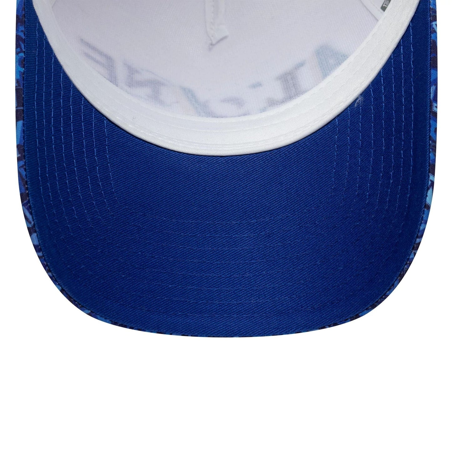Alpine Racing All Over Print White 9FORTY A-Frame Trucker Cap