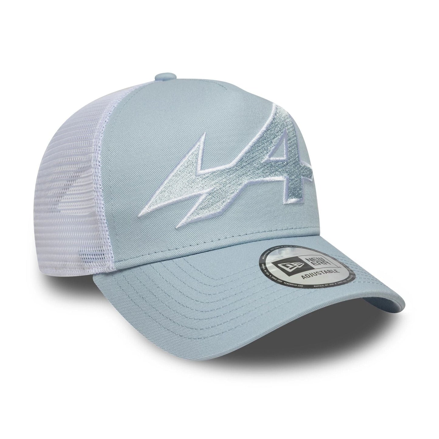 Alpine Racing Pastel Blue 9FORTY A-Frame Trucker Cap