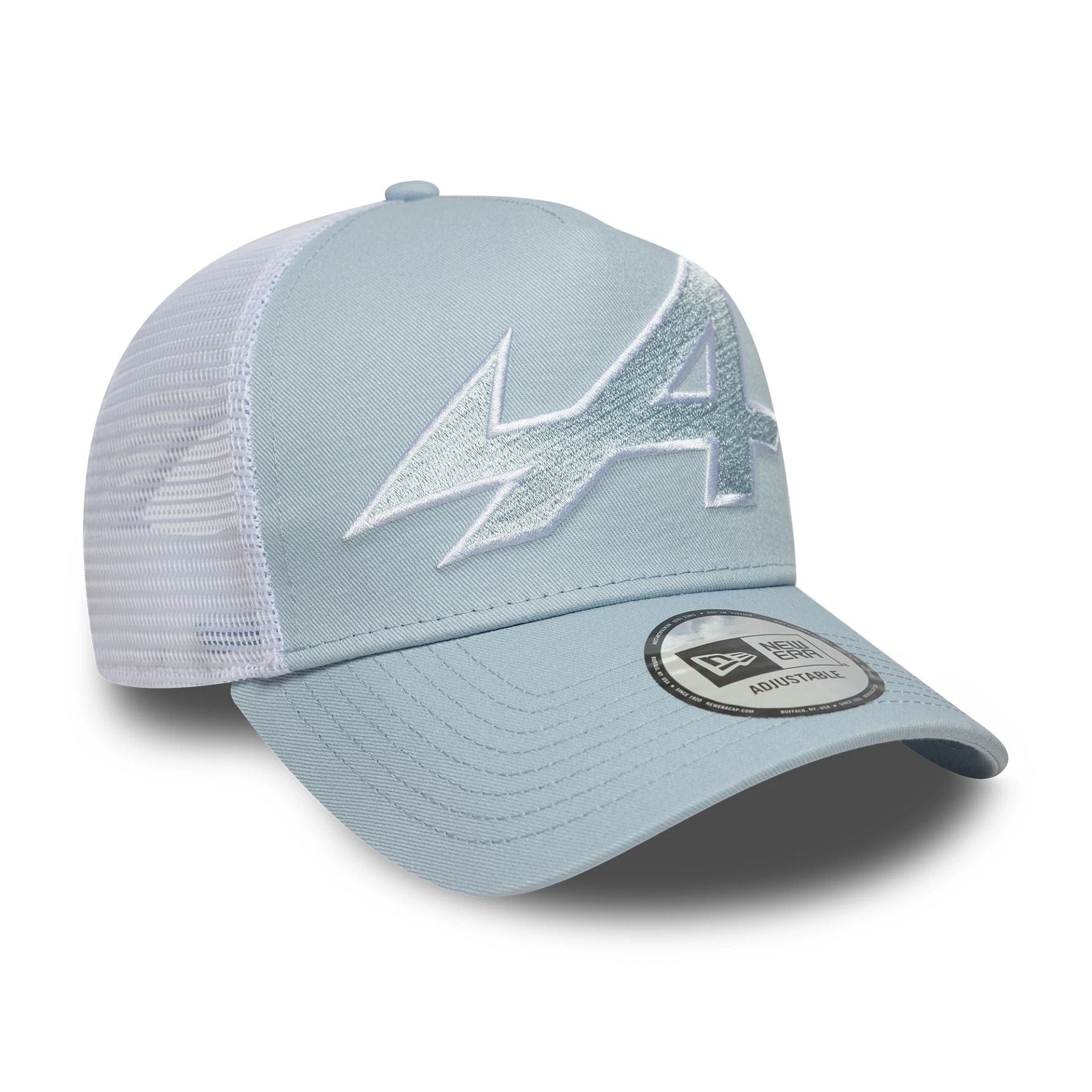 Alpine Racing Pastel Blue 9FORTY A-Frame Trucker Cap