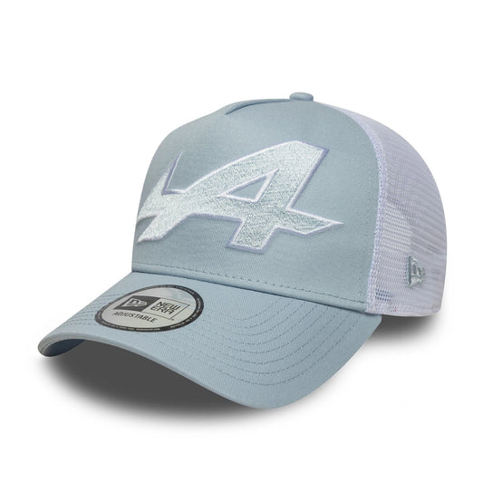 Alpine Racing Pastel Blue 9FORTY A-Frame Trucker Cap