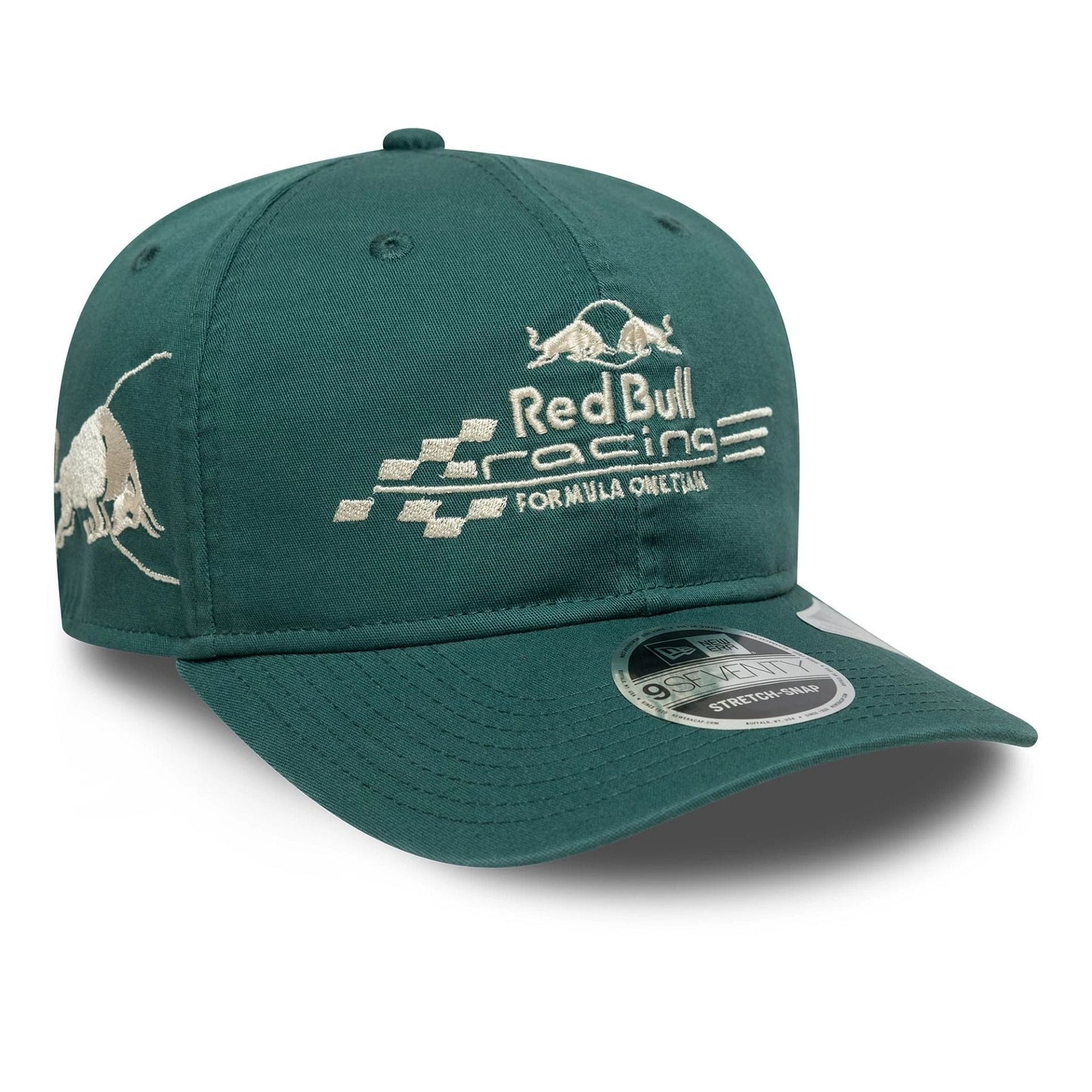 Red Bull Racing Washed Dark Green 9SEVENTY Stretch Snap Cap