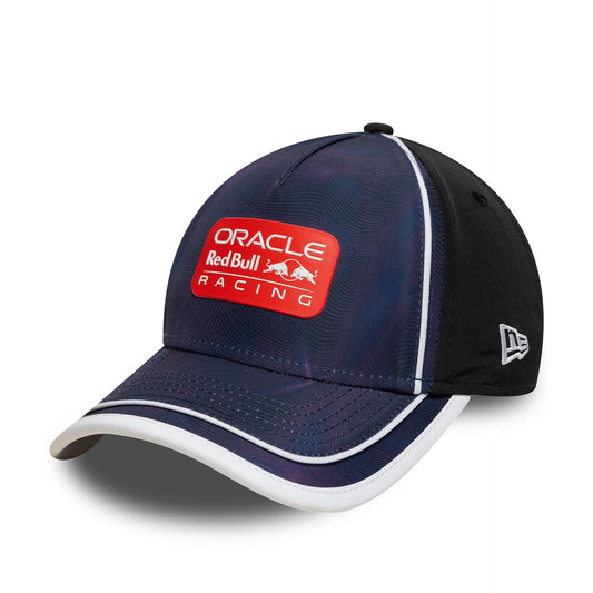 Red Bull Racing Print Black 9FORTY M-Crown A-Frame Cap