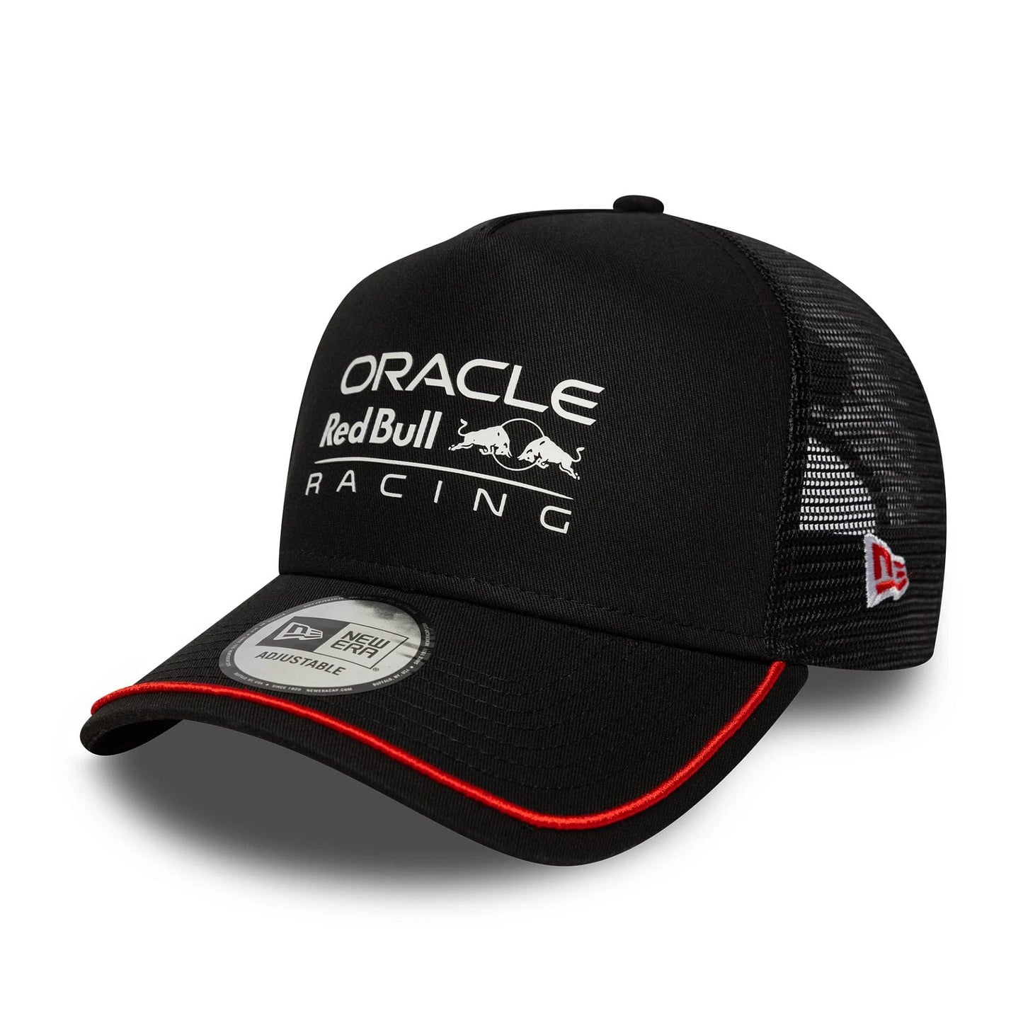 Red Bull Racing Patch Black 9FORTY A-Frame Trucker Cap