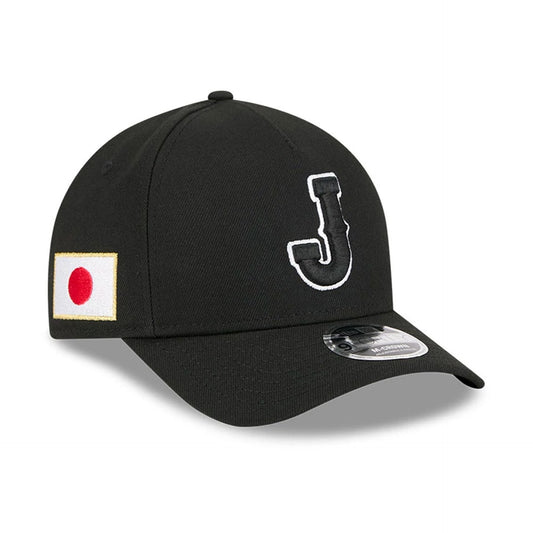Japan MLB World Baseball Classic 2026 Black 9FORTY M-Crown A-Frame Adjustable Cap
