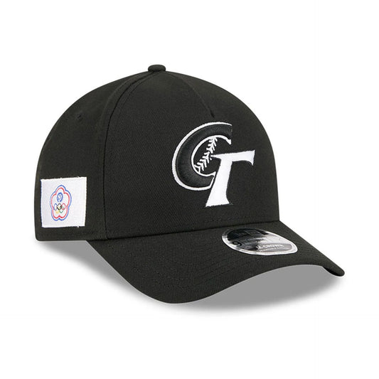 Chinese Taipei MLB World Baseball Classic 2026 Black 9FORTY M-Crown A-Frame Adjustable Cap