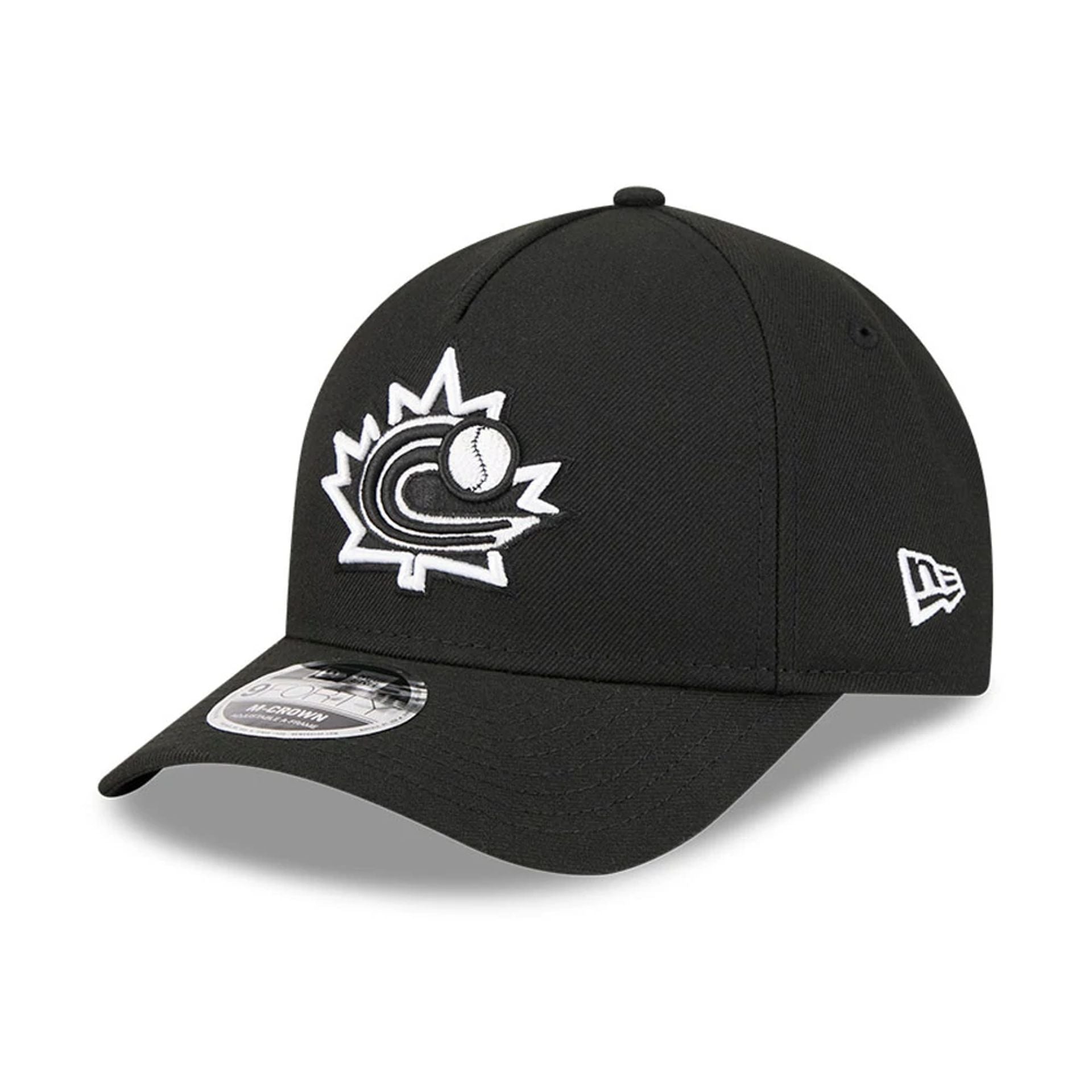 Canada MLB World Baseball Classic 2026 Black 9FORTY M-Crown A-Frame Adjustable Cap