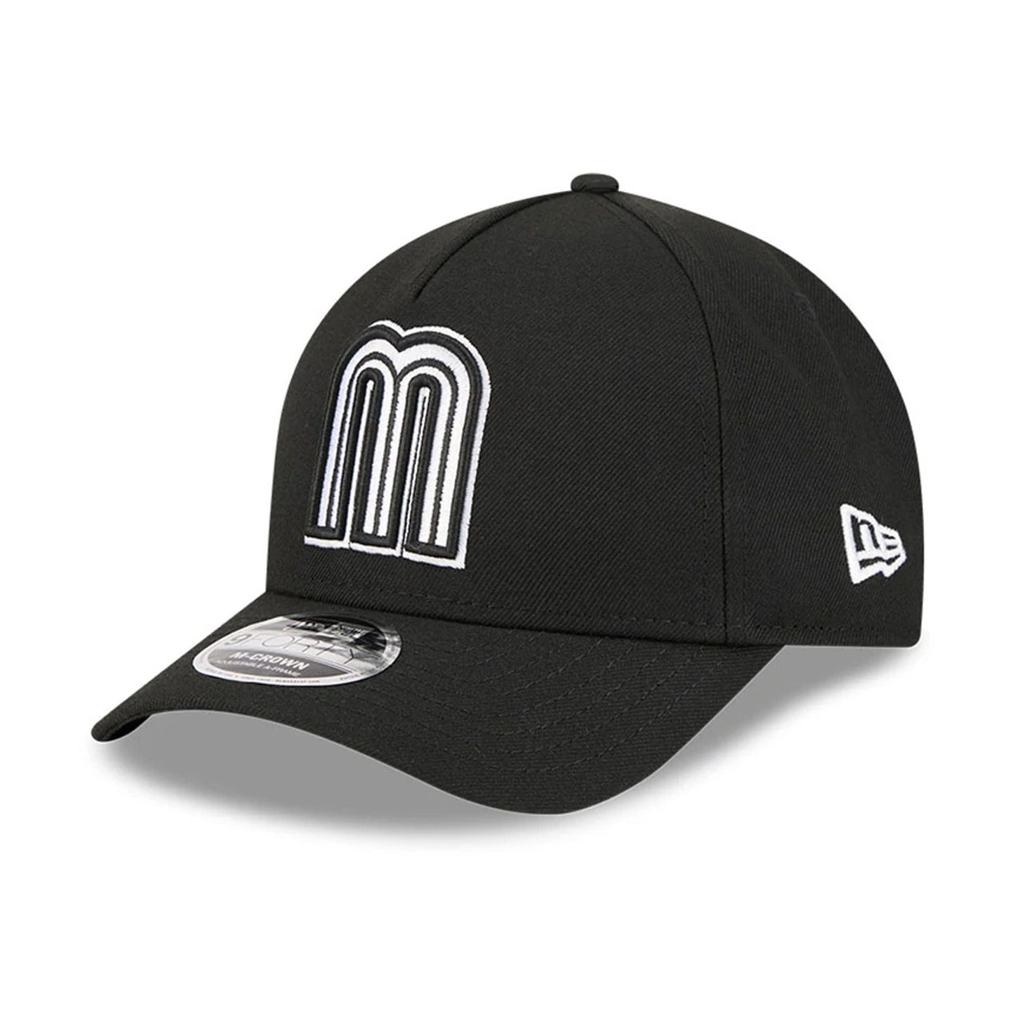 Mexico MLB World Baseball Classic 2026 Black 9FORTY M-Crown A-Frame Adjustable Cap
