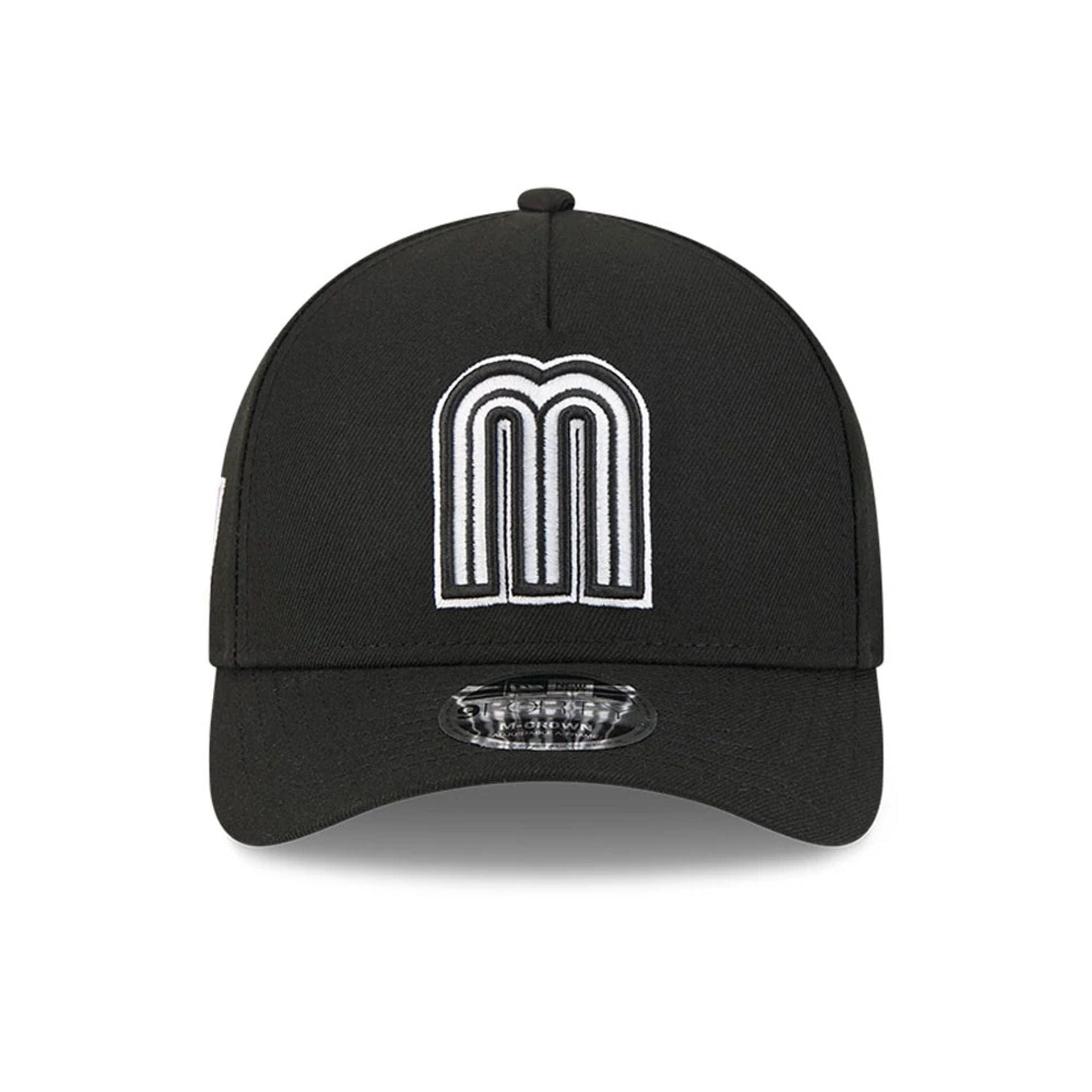 Mexico MLB World Baseball Classic 2026 Black 9FORTY M-Crown A-Frame Adjustable Cap