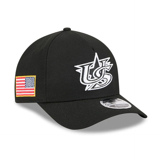 USA MLB World Baseball Classic 2026 Black 9FORTY M-Crown A-Frame Adjustable Cap