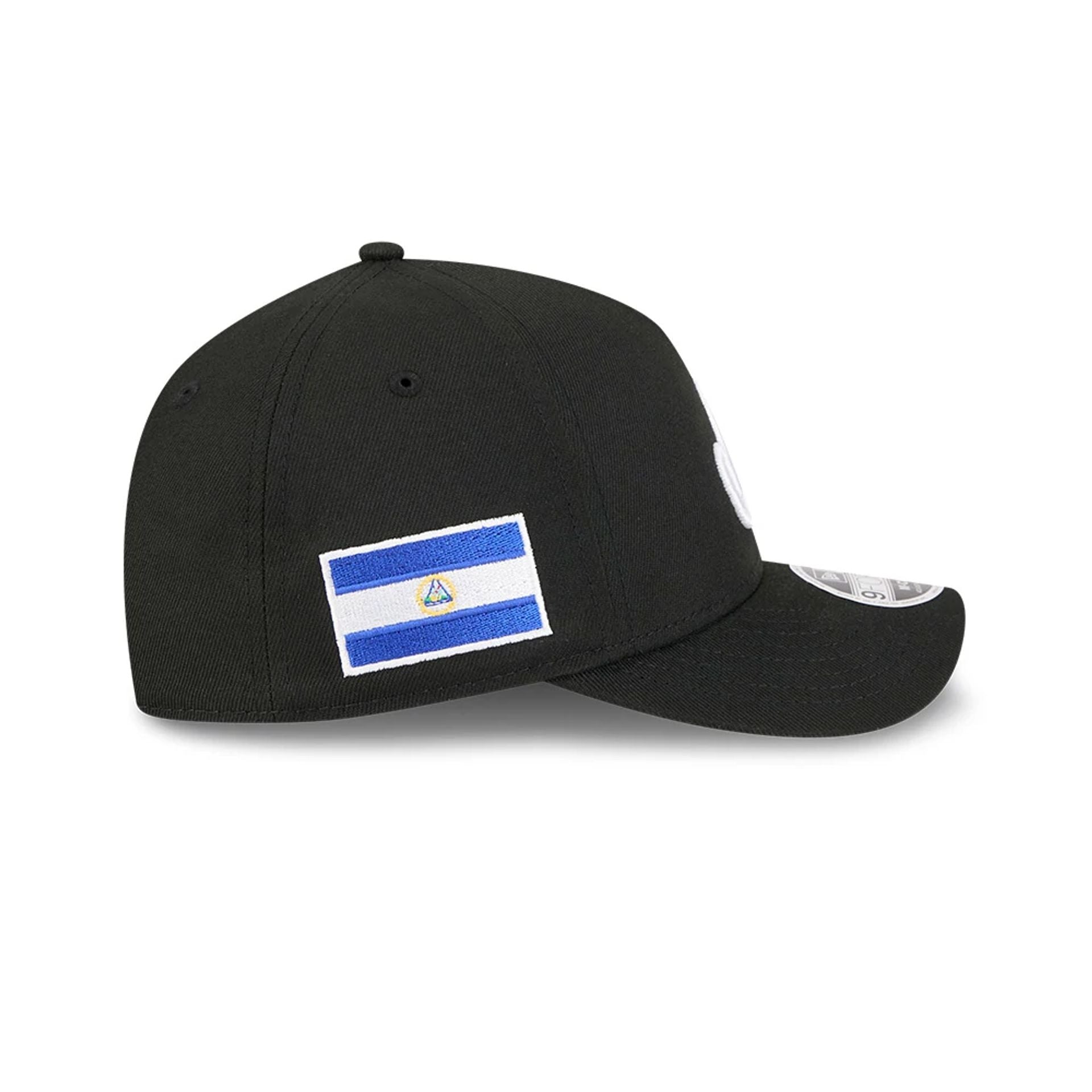 Nicaragua MLB World Baseball Classic 2026 Black 9FORTY M-Crown A-Frame Adjustable Cap
